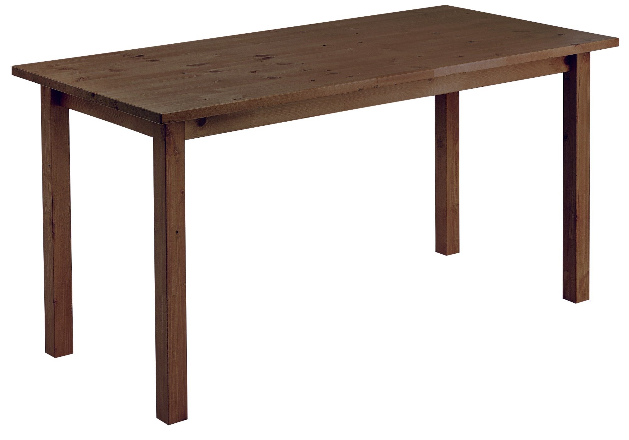 Argos Home Ashdon Solid Pine 6 Seater Dining Table - Walnut