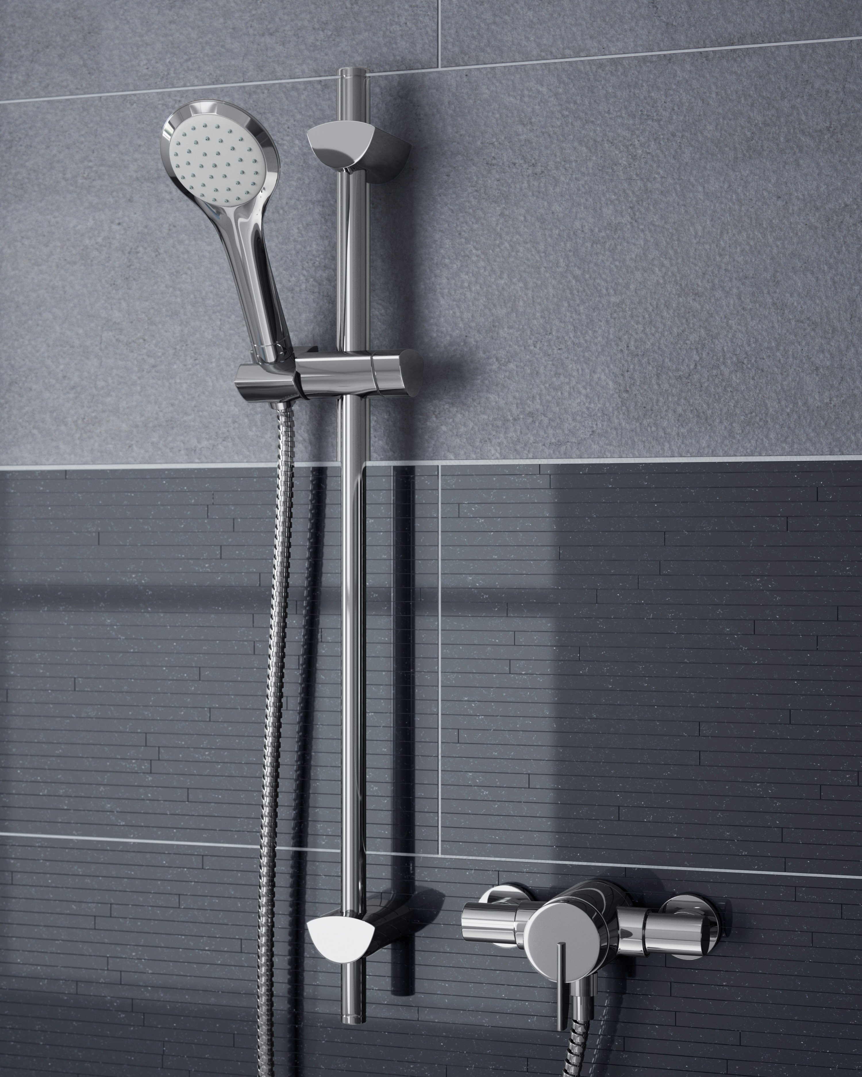 Bristan Sonique Thermostatic Shower with Riser Kit Chrome Reviews