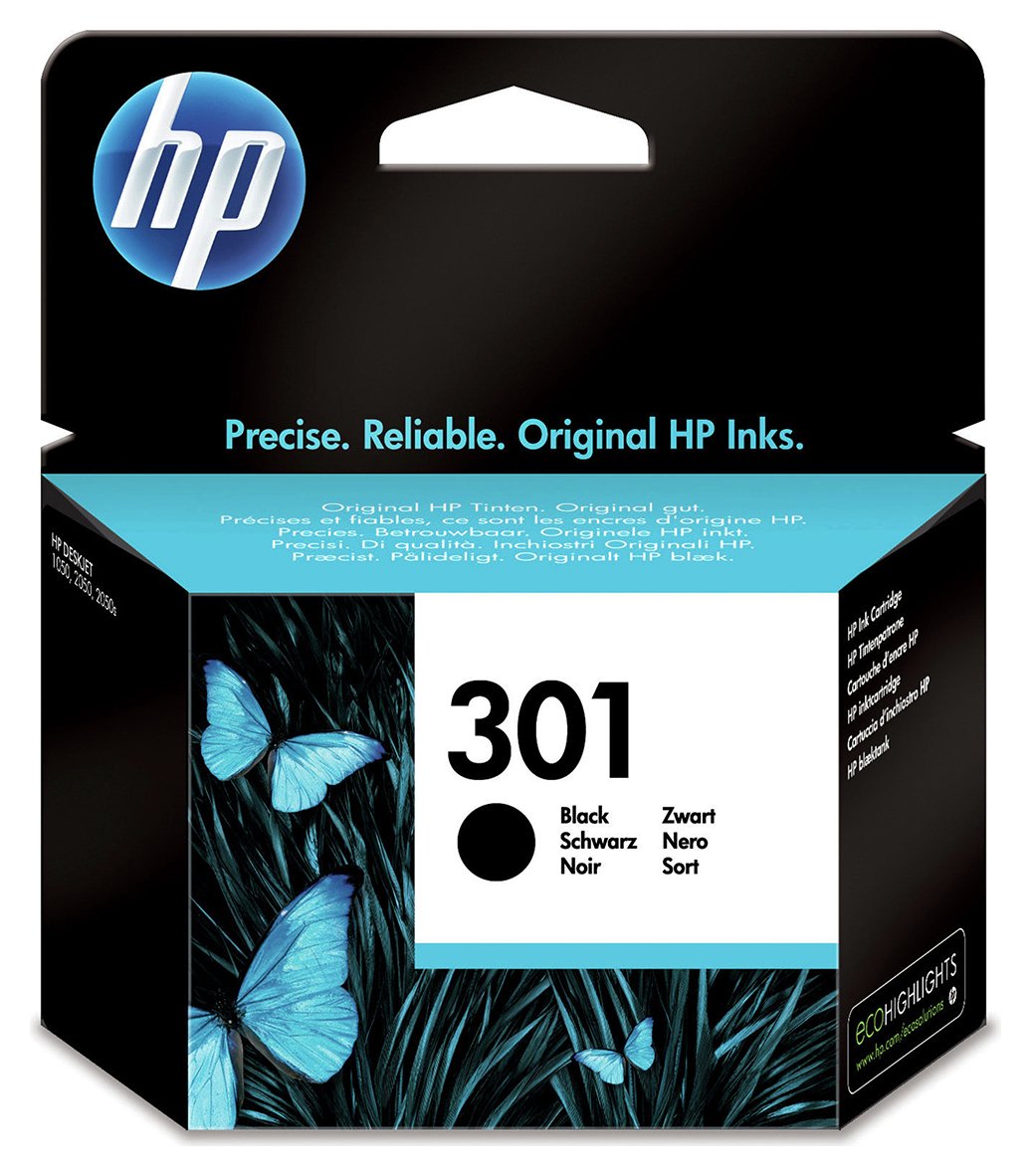 HP 301 Black Original Ink Cartridge & Instant Compatible