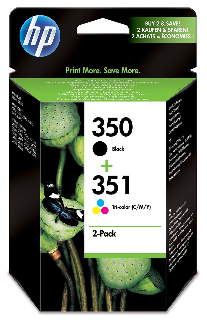 HP 350 / 351 Original Ink Cartridges-Black & Colour Review