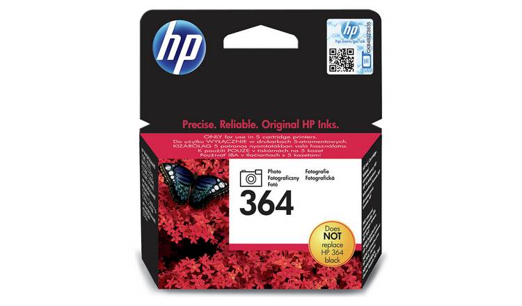 Buy HP 364 Original Cartridge - Photo Black | Printer ink | Argos