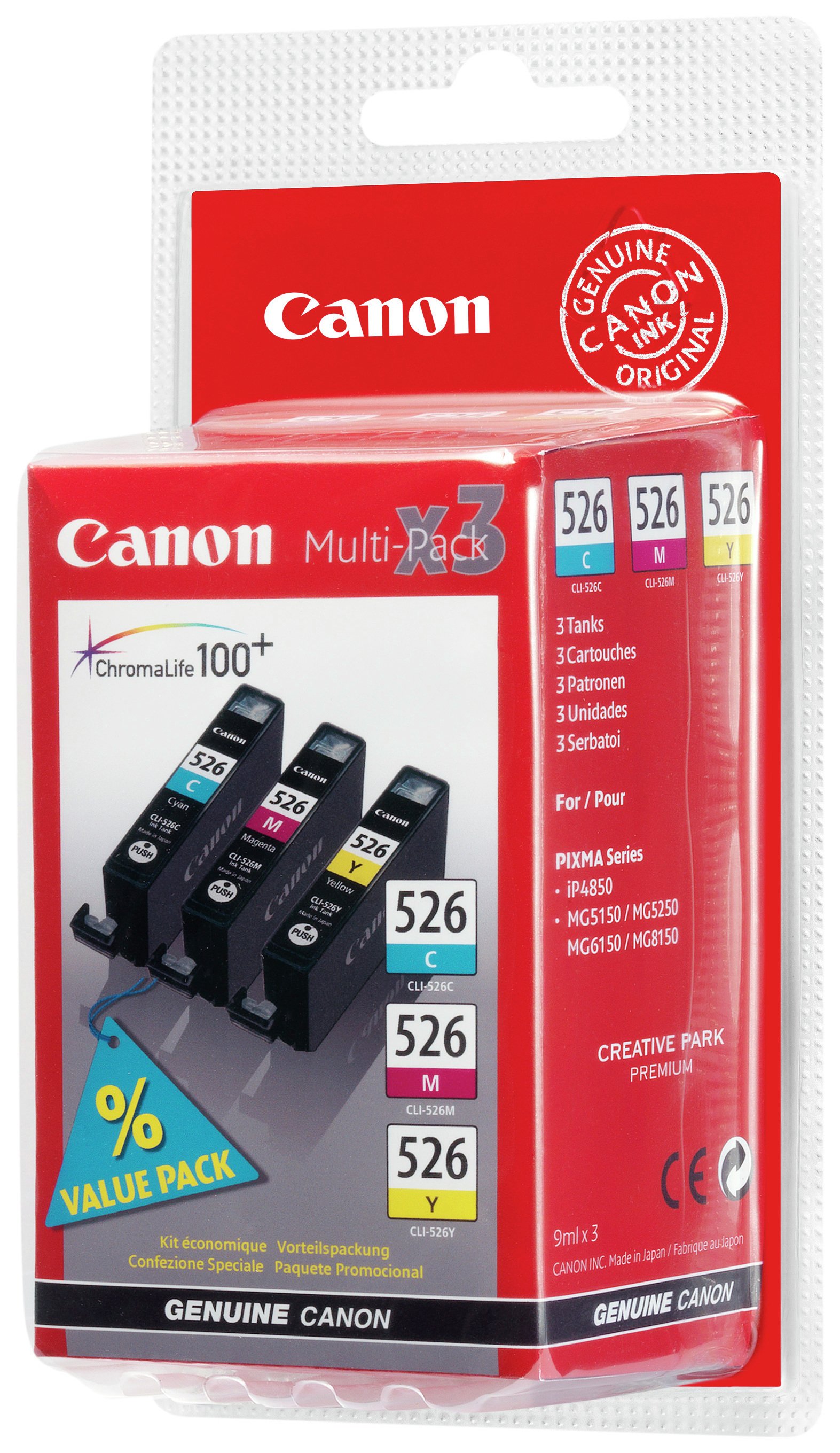 Canon CLI-526 Ink Cartridges Review