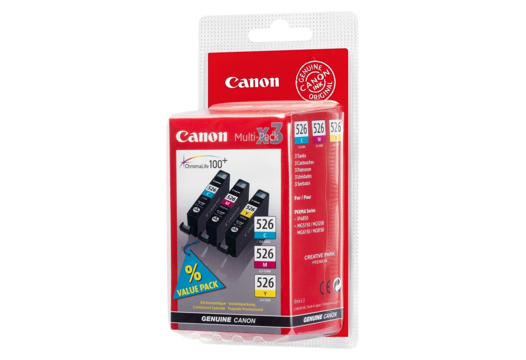 Canon CLI-526 Ink Cartridges Review