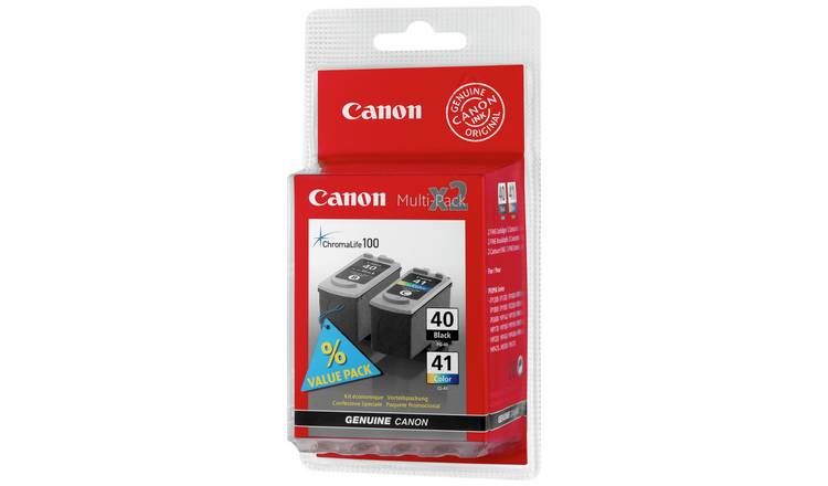 Canon PG40 & CL41 Ink Cartridges - Black & Colour