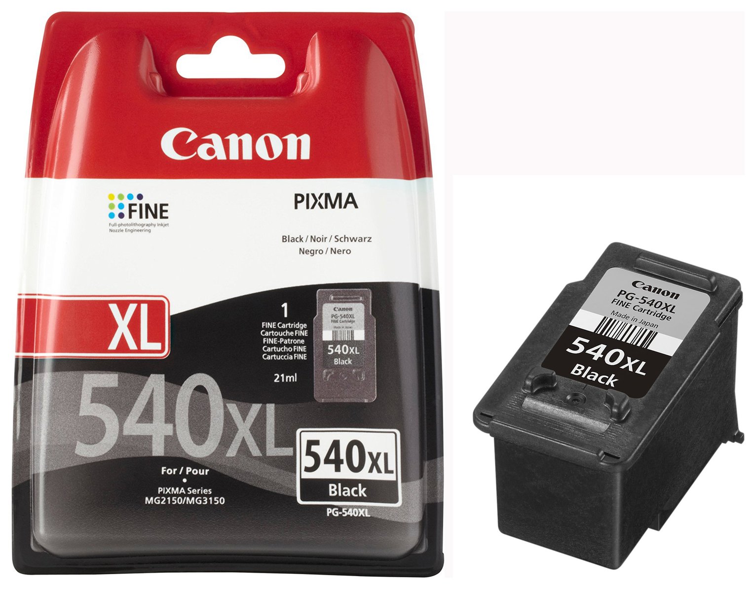 Canon PG-540 XL High Capacity Ink Cartridge Review