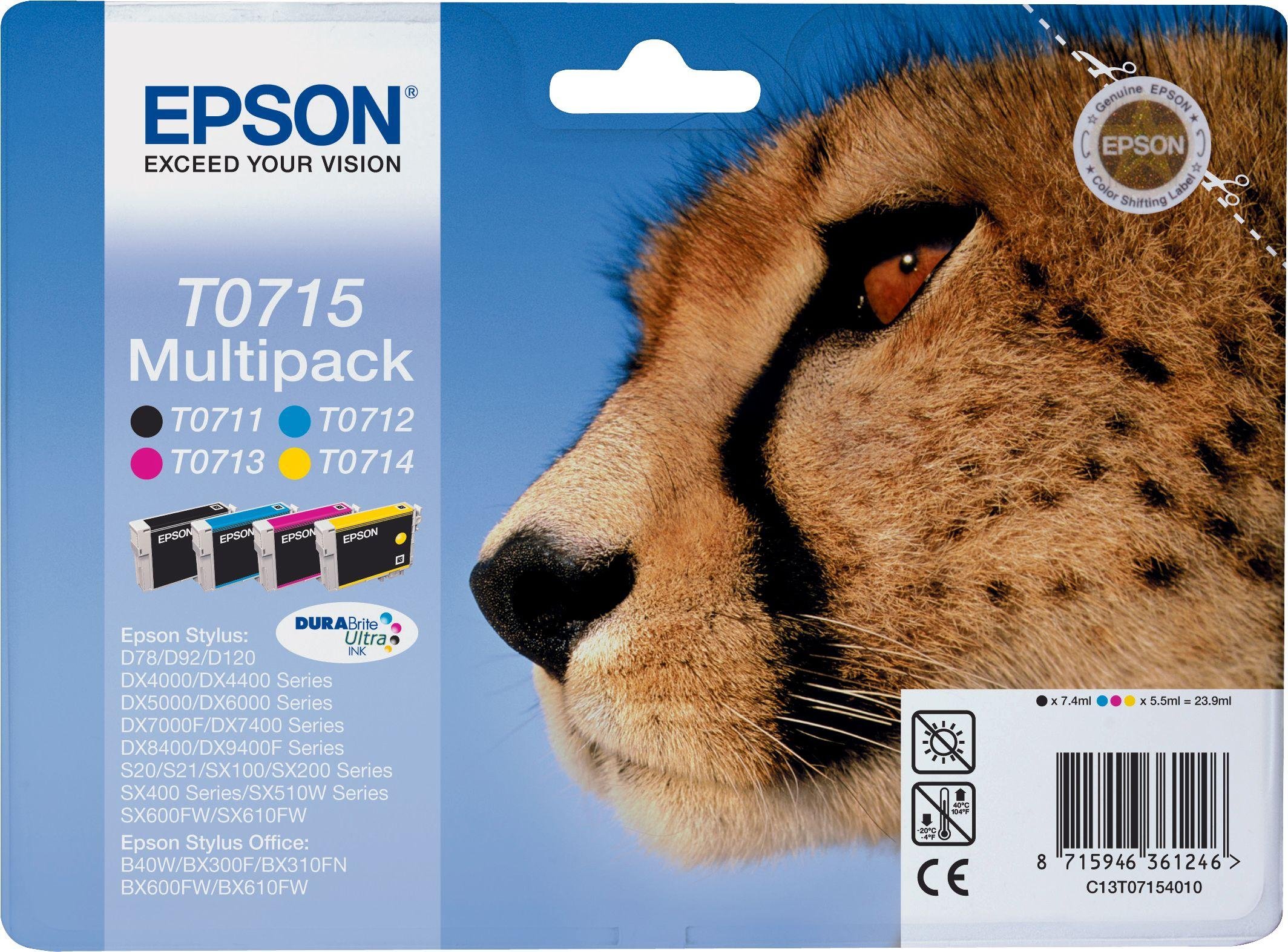 Epson T0715 Cheetah Ink Cartridges Review