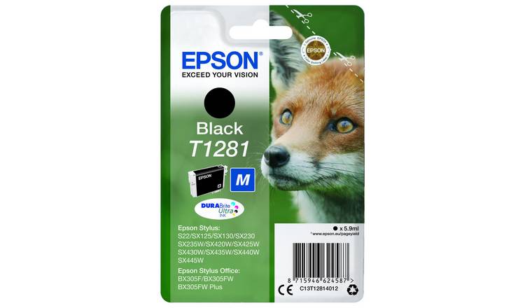Epson T1281 Fox Ink Cartridge - Black
