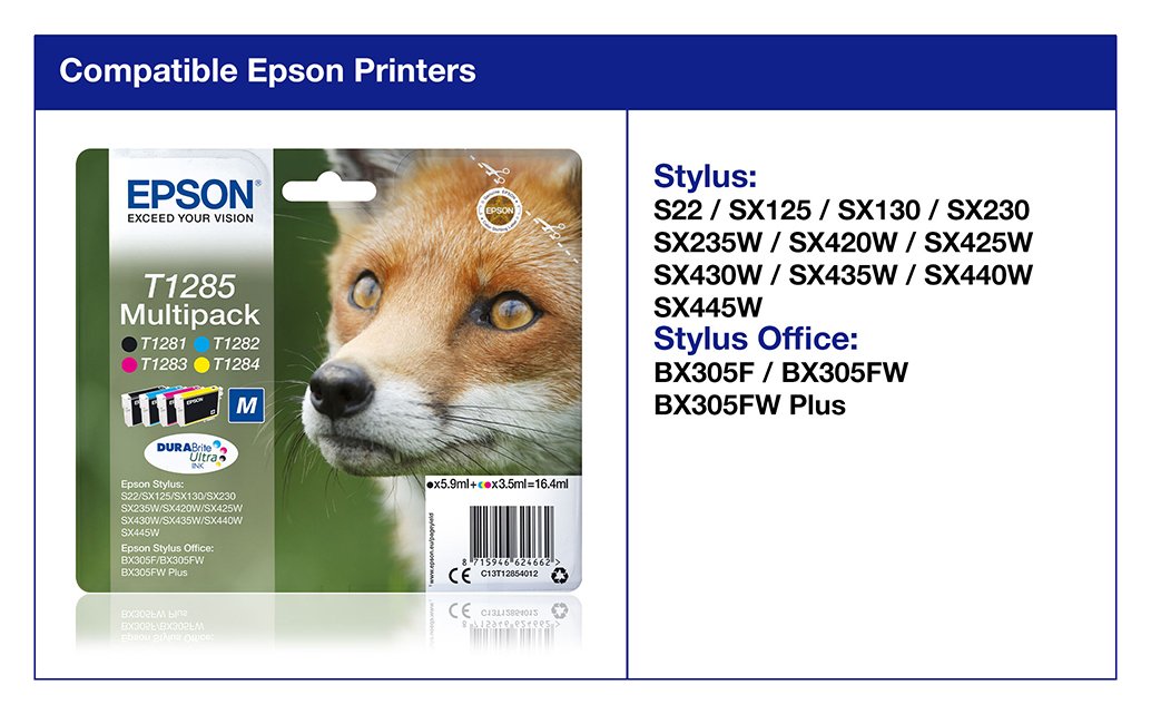 Epson T1285 Fox Ink Cartridges Review