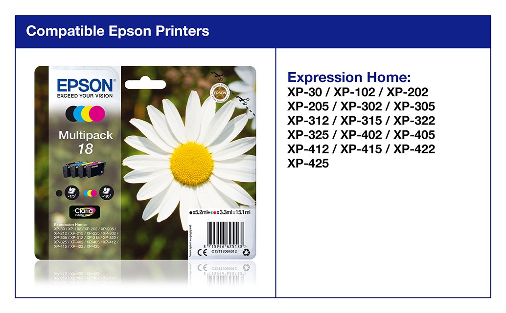 Epson 18 Daisy Ink Cartridges Review