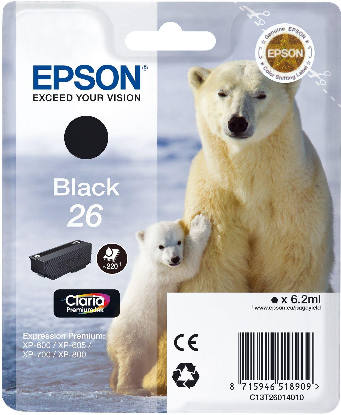 Epson Polar Bear 26 Black Ink Cartridge review