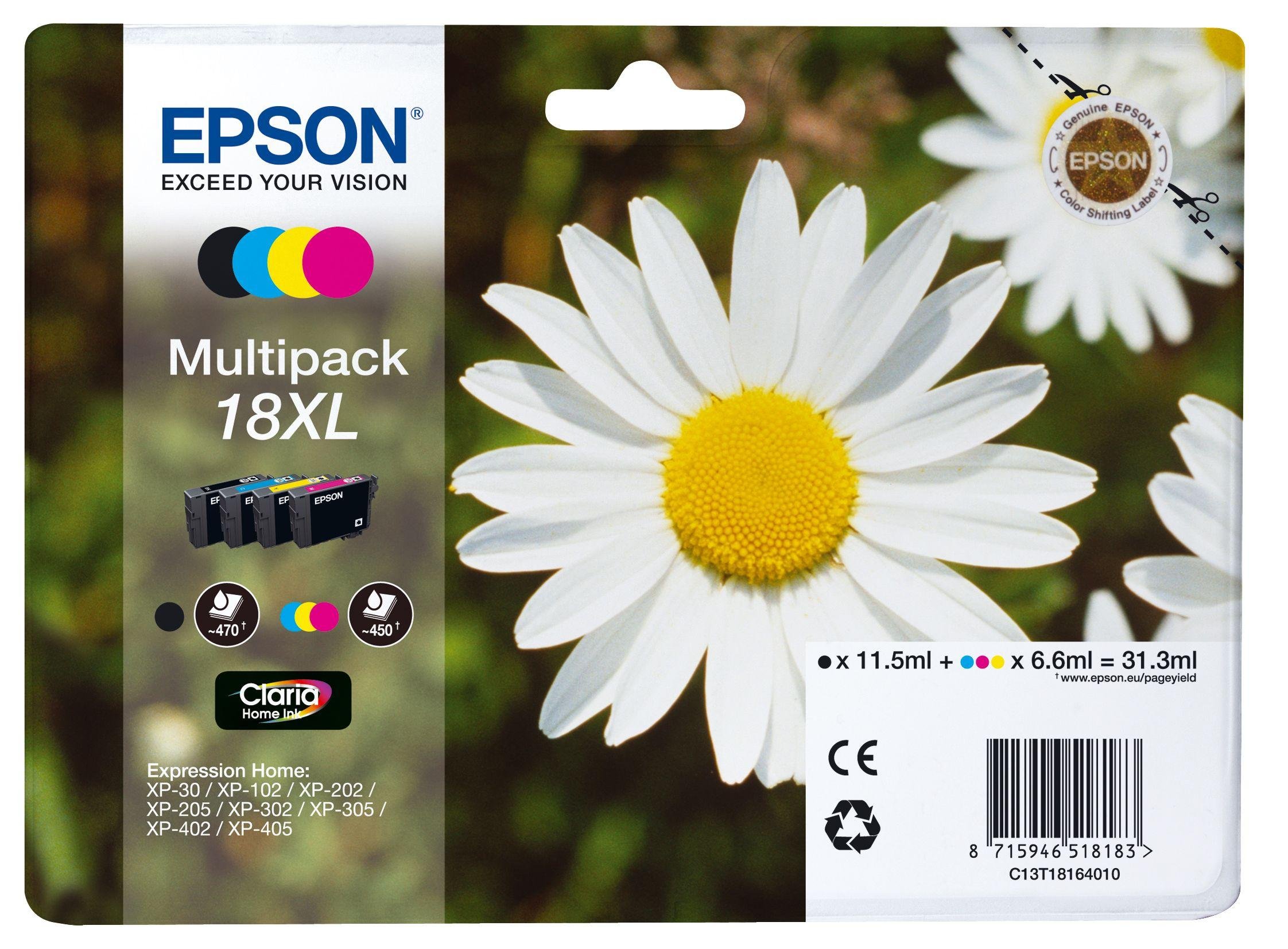 Epson Daisy 18XL Ink Cartridges Multipack Reviews