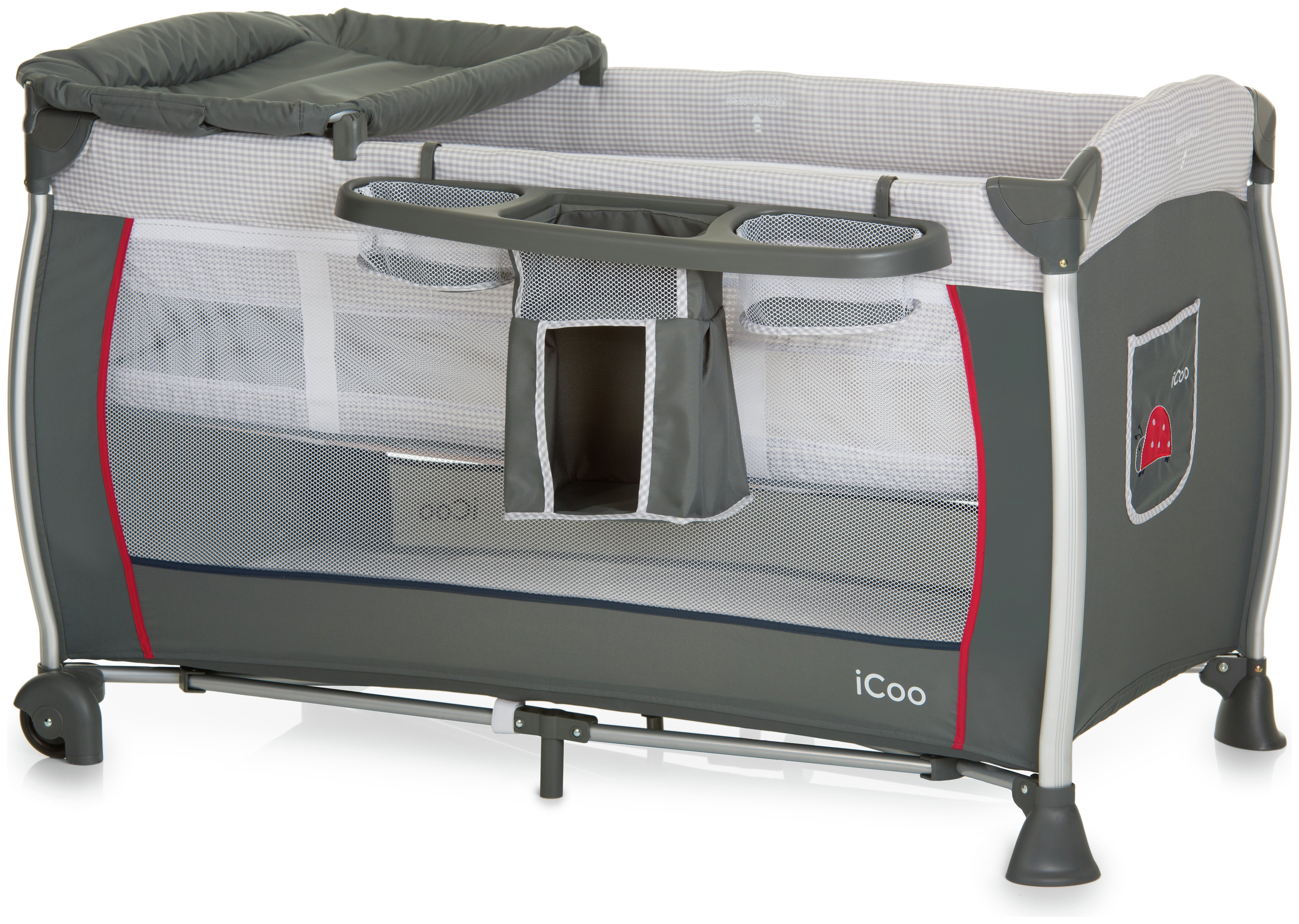 iCoo Bug Grey Starlight Travel Cot. Review