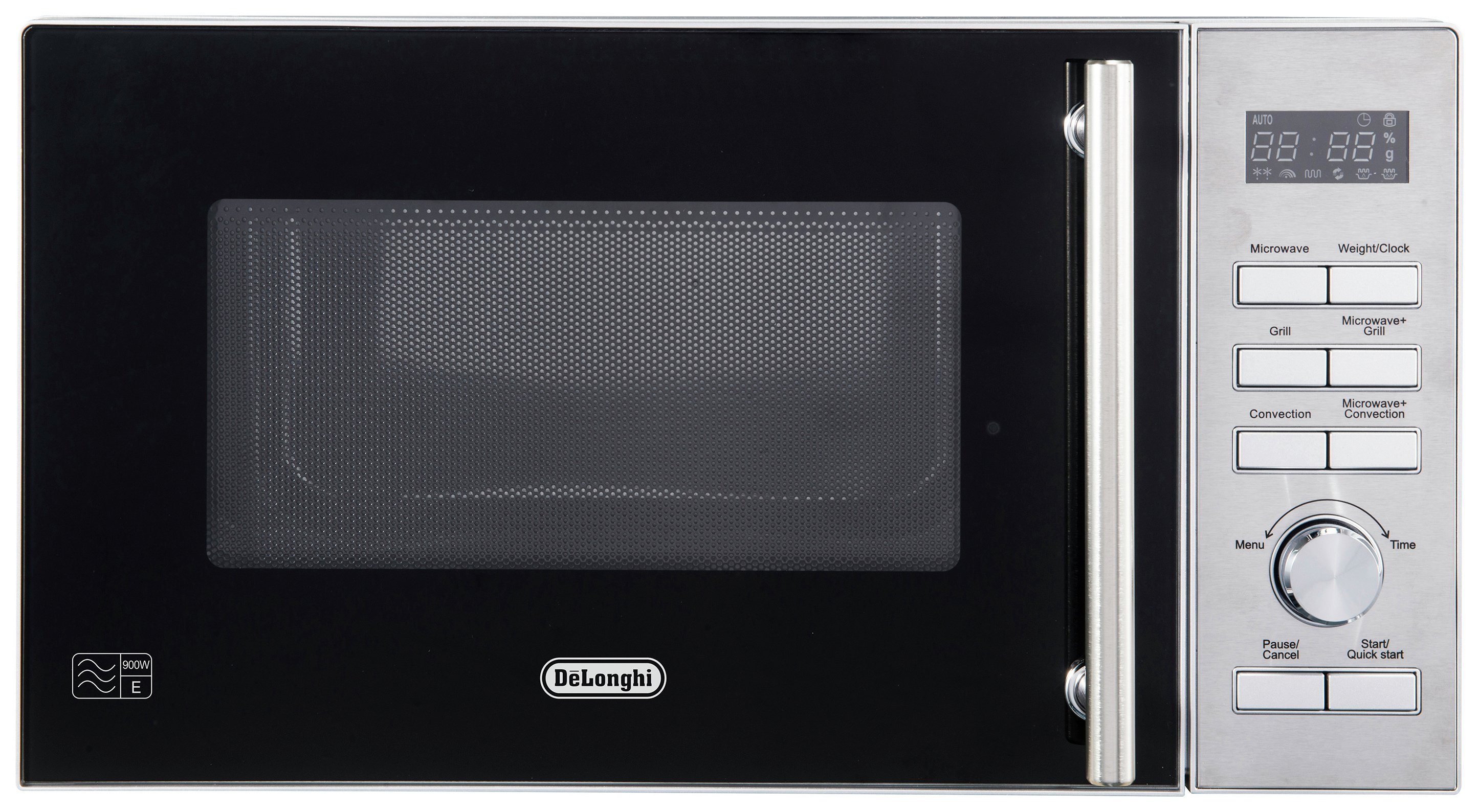 De'Longhi 900W Combination Microwave D90D - Stainless Steel