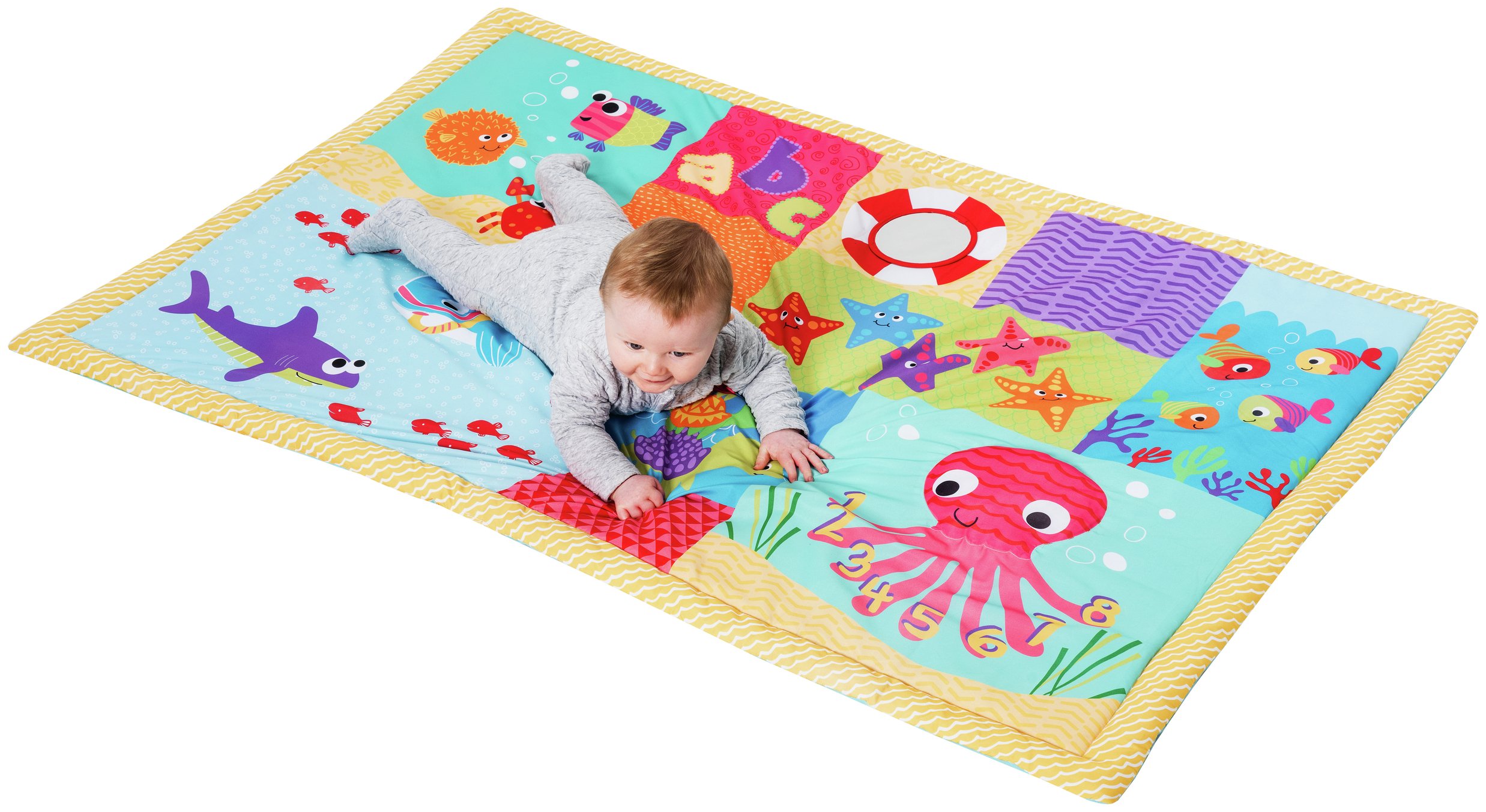 bright stars playmat pink