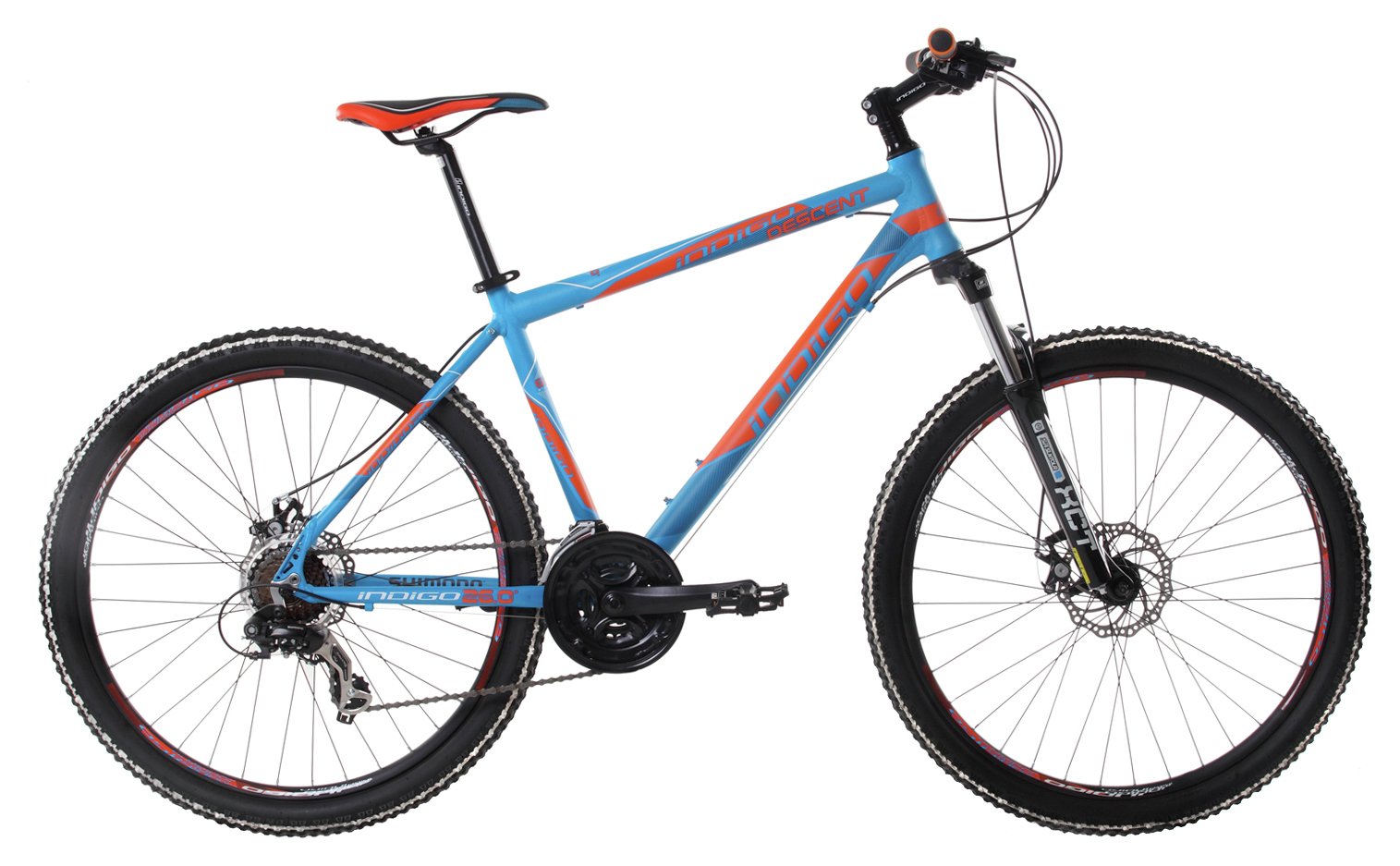 Indigo Descent 17.5 Inch Mountain Bike.