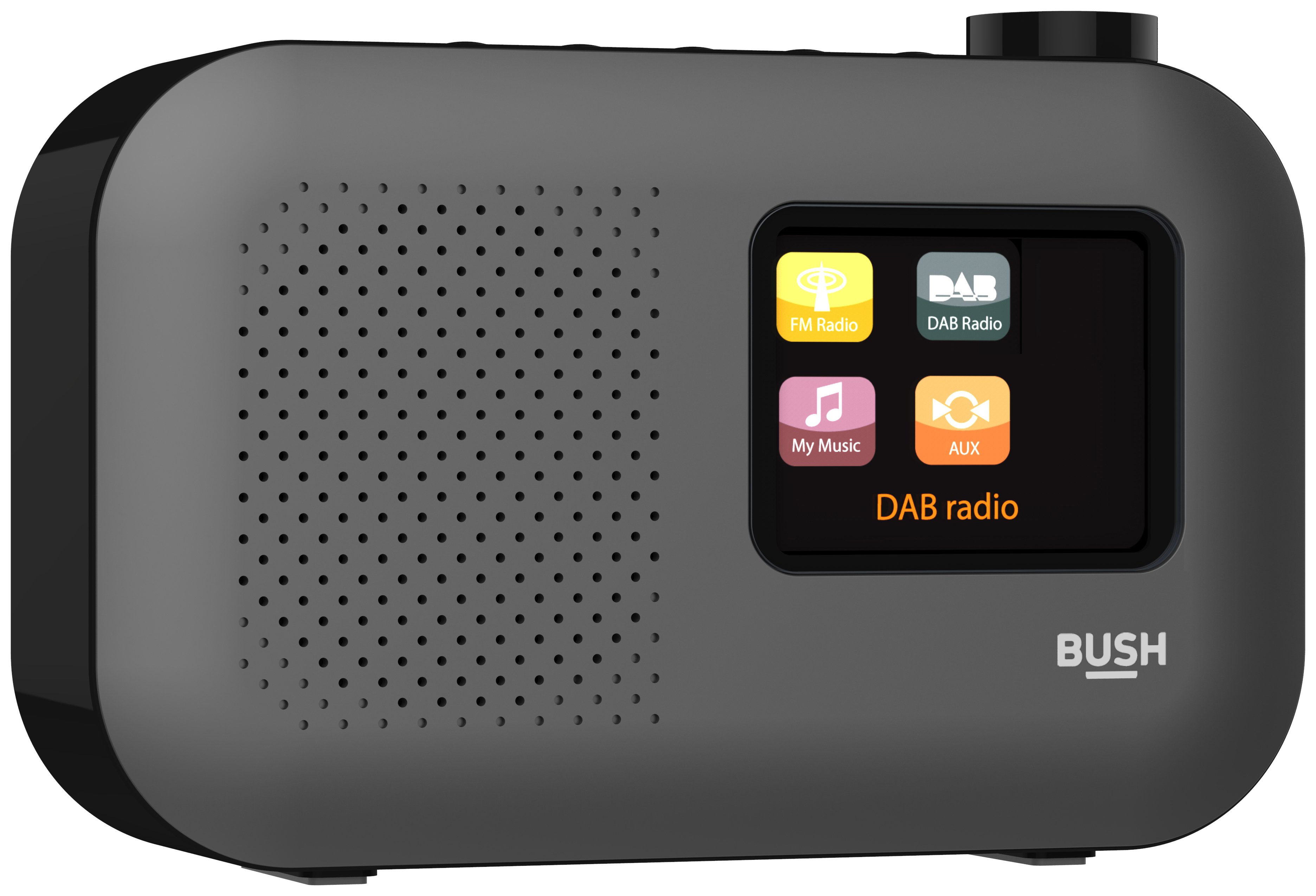 Bush Colour Screen DAB Radio - Black