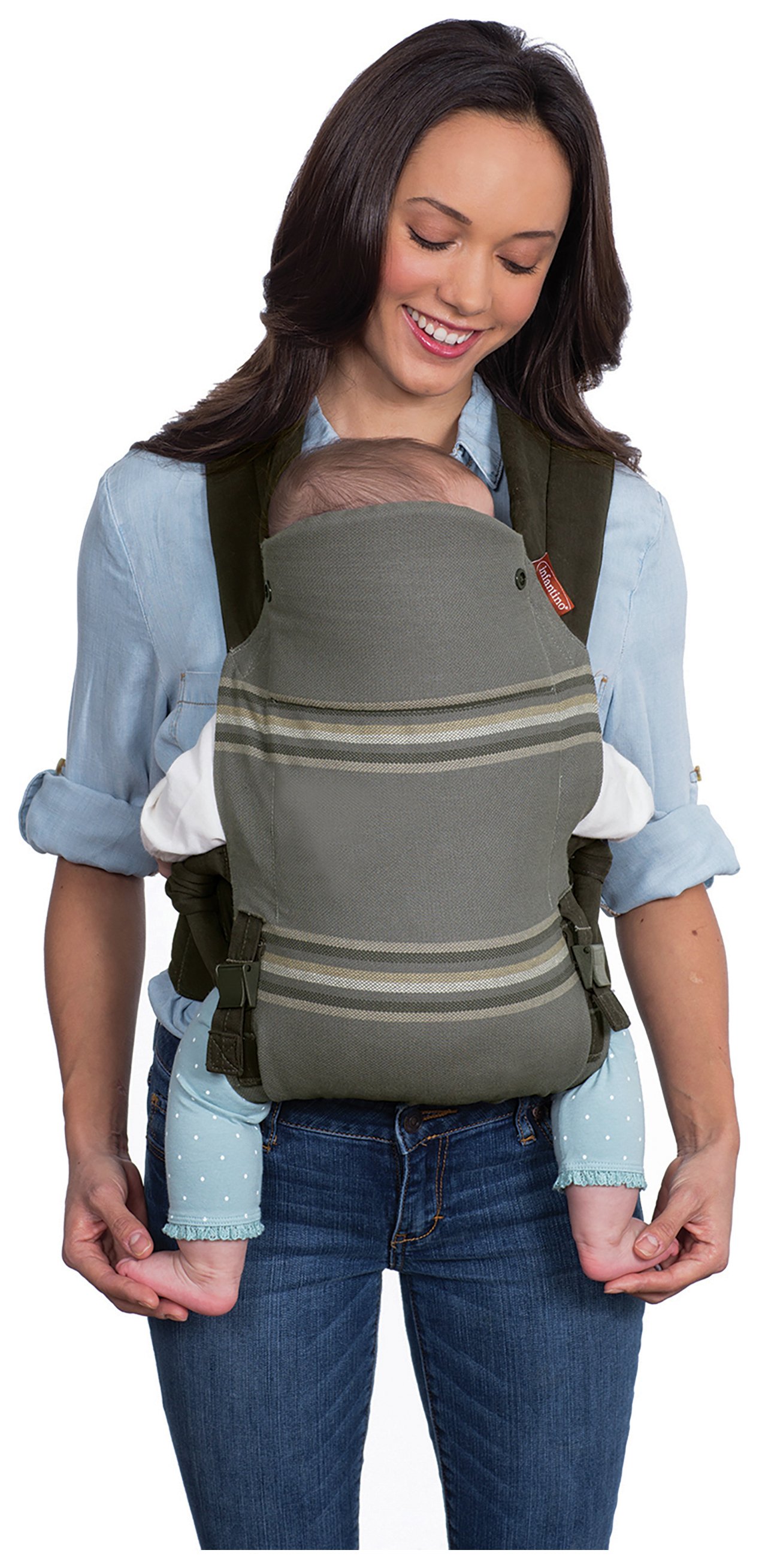 infantino close ties natural fit carrier