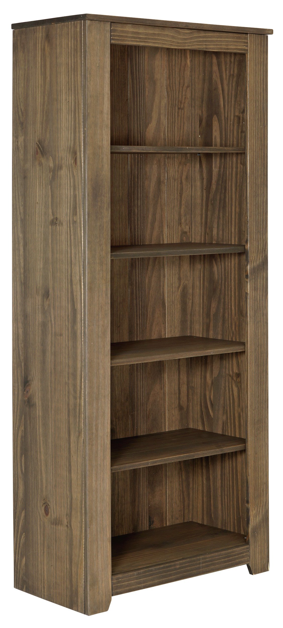 Argos Home Amersham Solid Wood Bookcase - Dark Pine