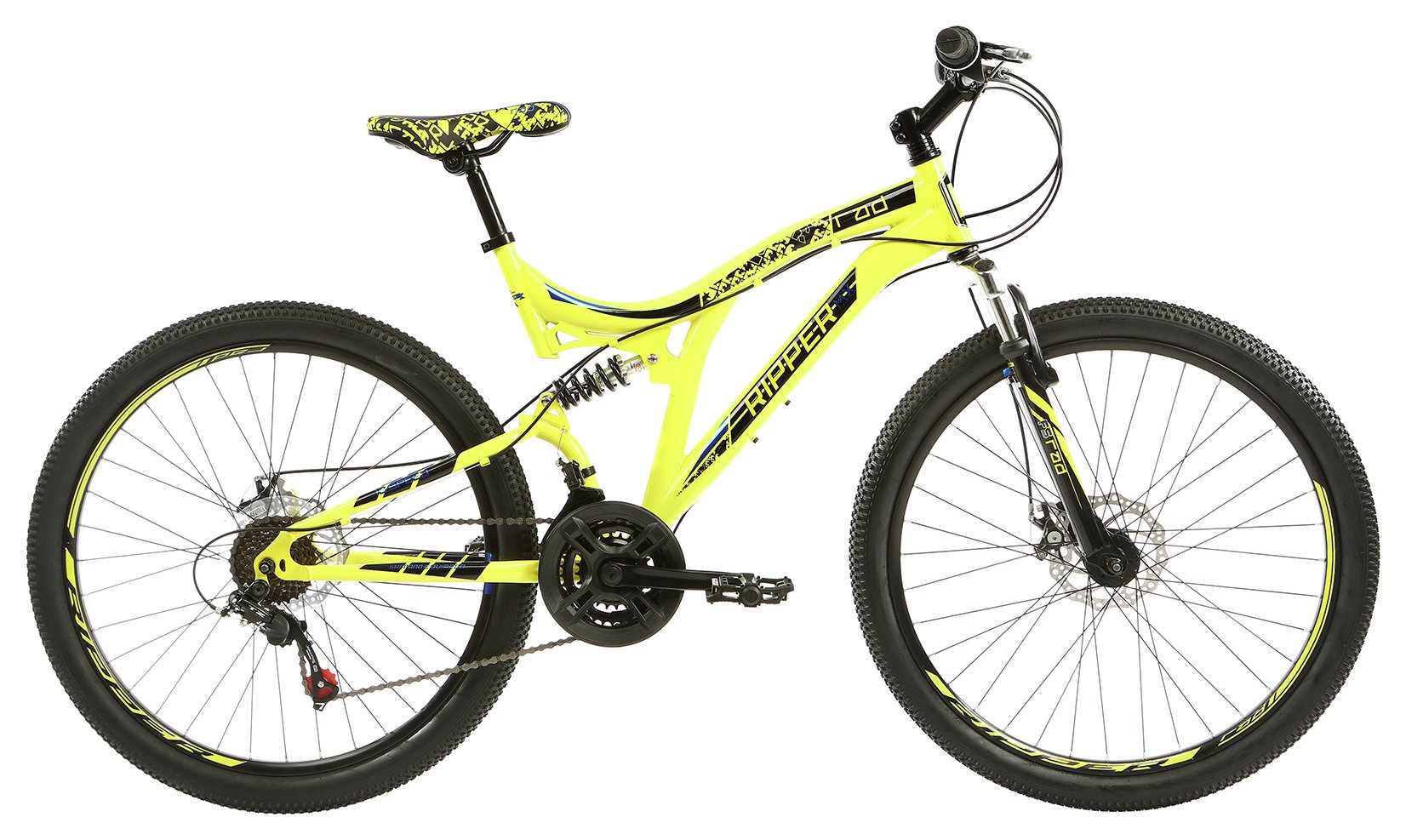 RAD Ripper MX 18 Inch Yellow Mountain Bike