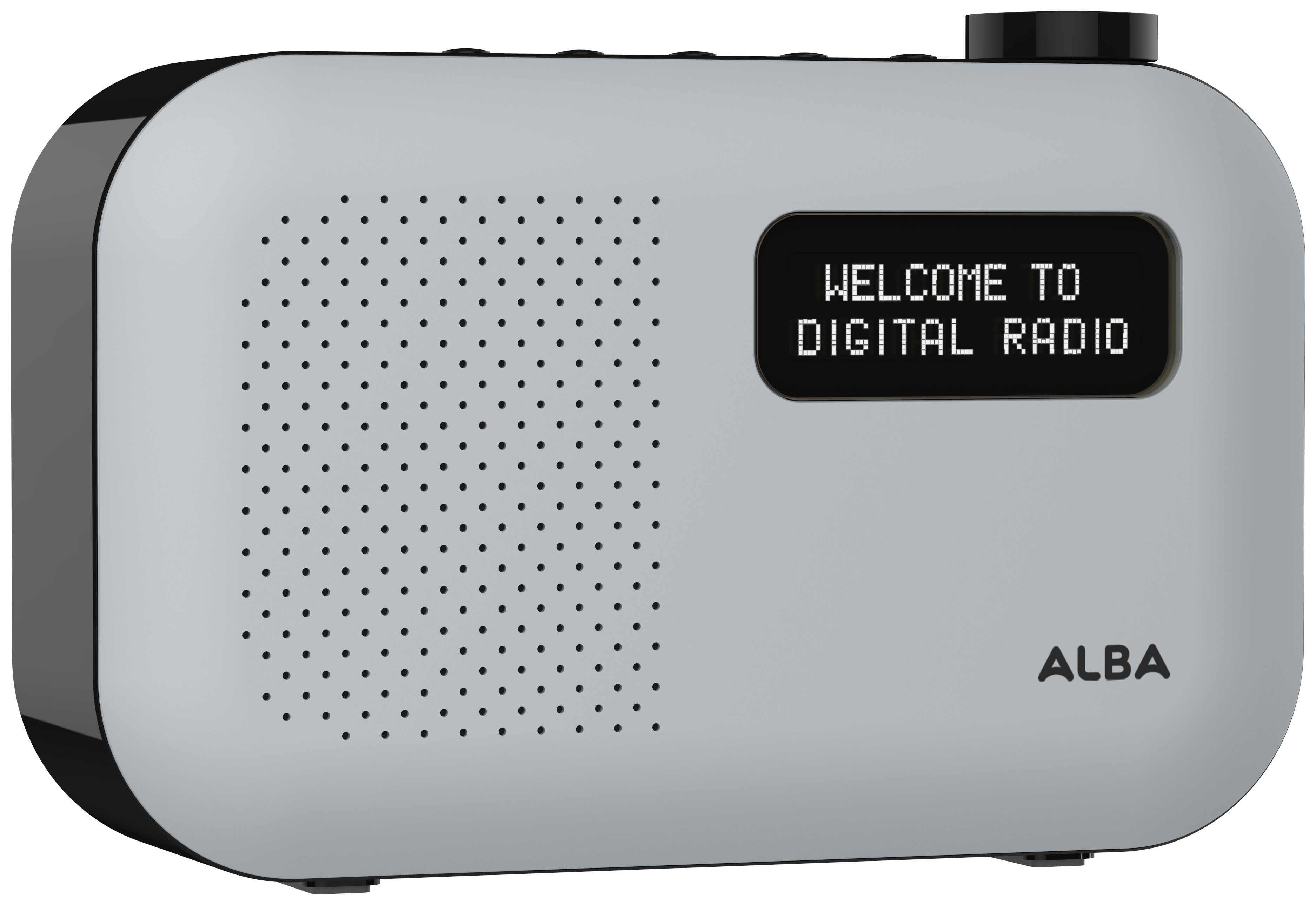 Alba Mono DAB Radio Grey. (7023633) Argos Price Tracker