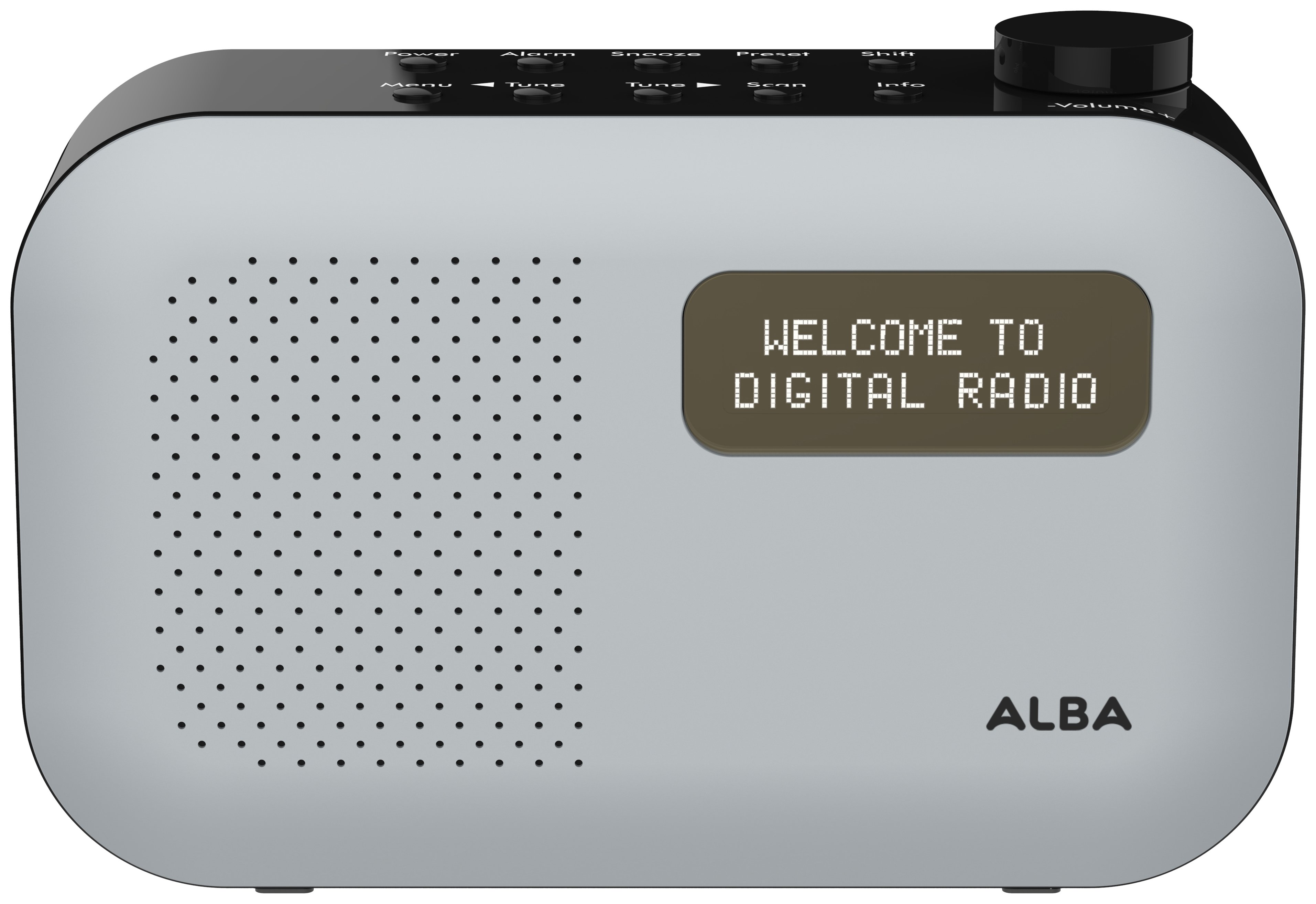 Alba Mono DAB Radio - Grey