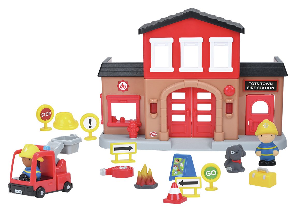 Chad Valley Tots Town Fire Station Playset