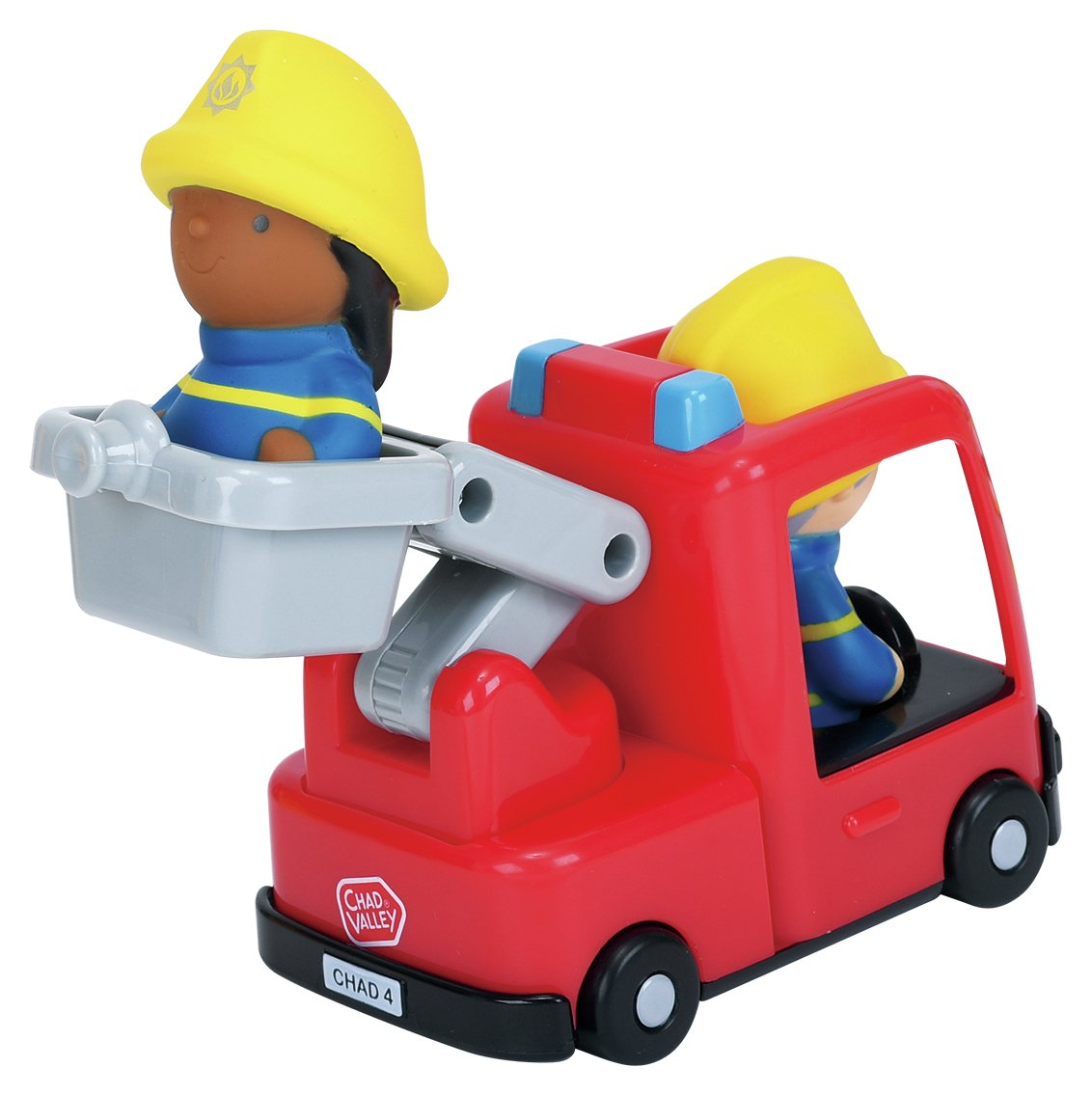 chad valley wooden police and fire station