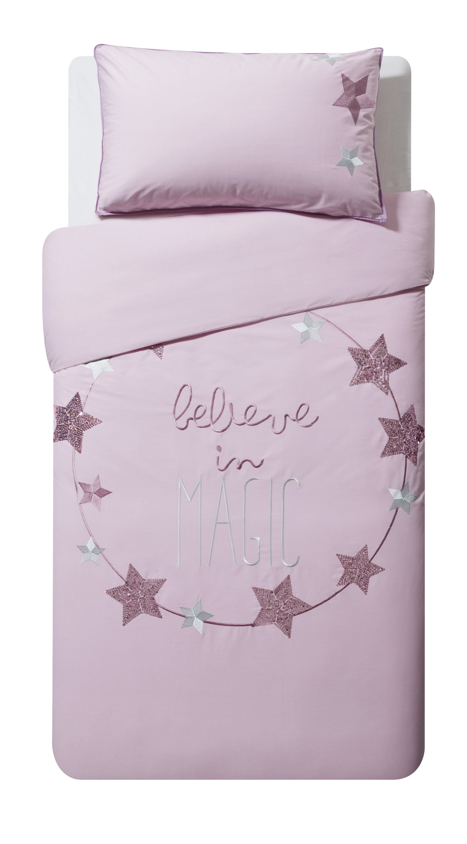 Argos Home Believe Cotton Rich Bedding Set - Toddler