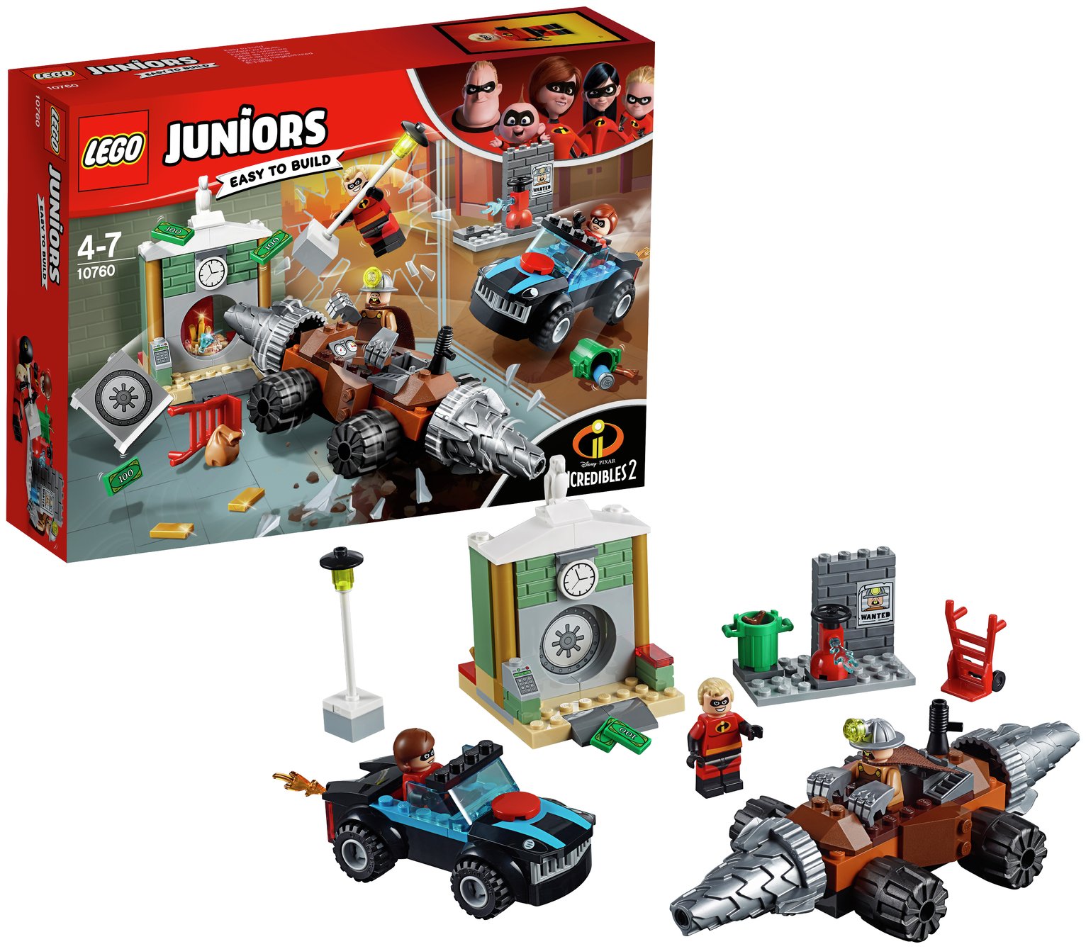 LEGO Juniors Incredibles 2 Underminer Bank Heist