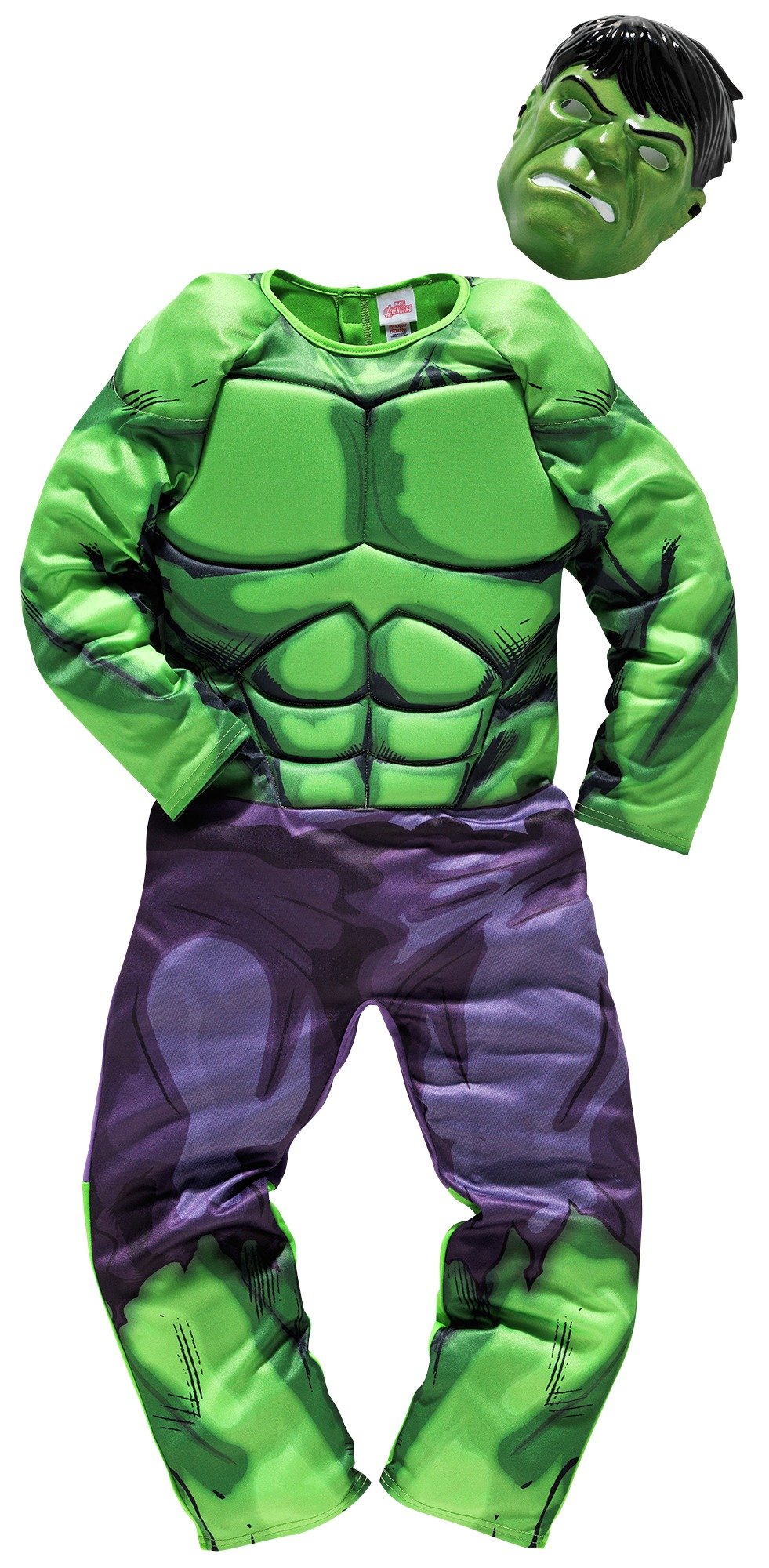 Marvel Hulk Children's Fancy Dress Costume - 3-4 Years