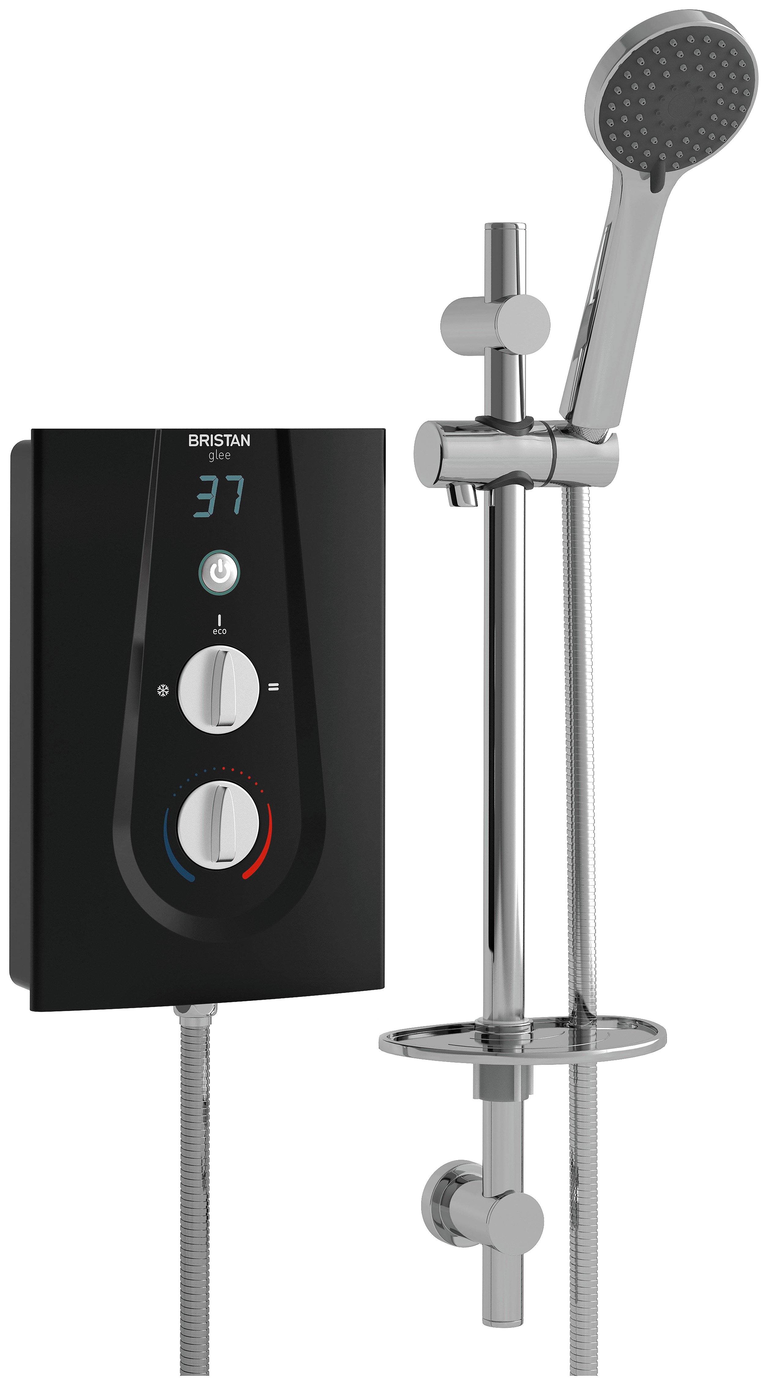 Bristan Glee 8.5kW Electric Shower - Black.