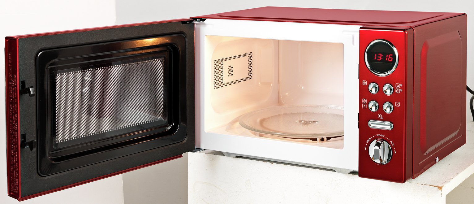Morphy Richards Evoke Red Microwave 20L Solo 800w 511502 Reviews