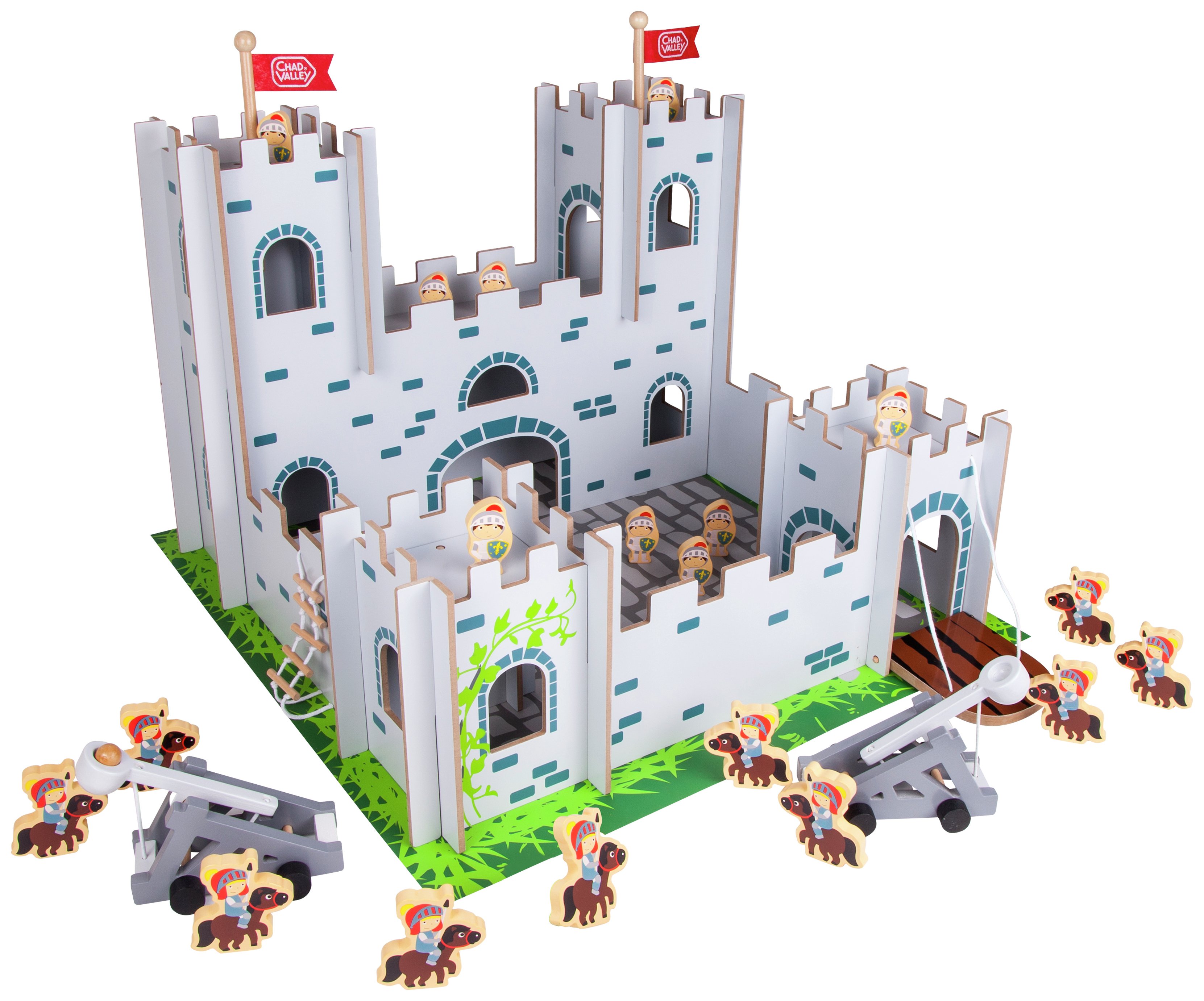 Chad Valley Wood Shed Castle Playset