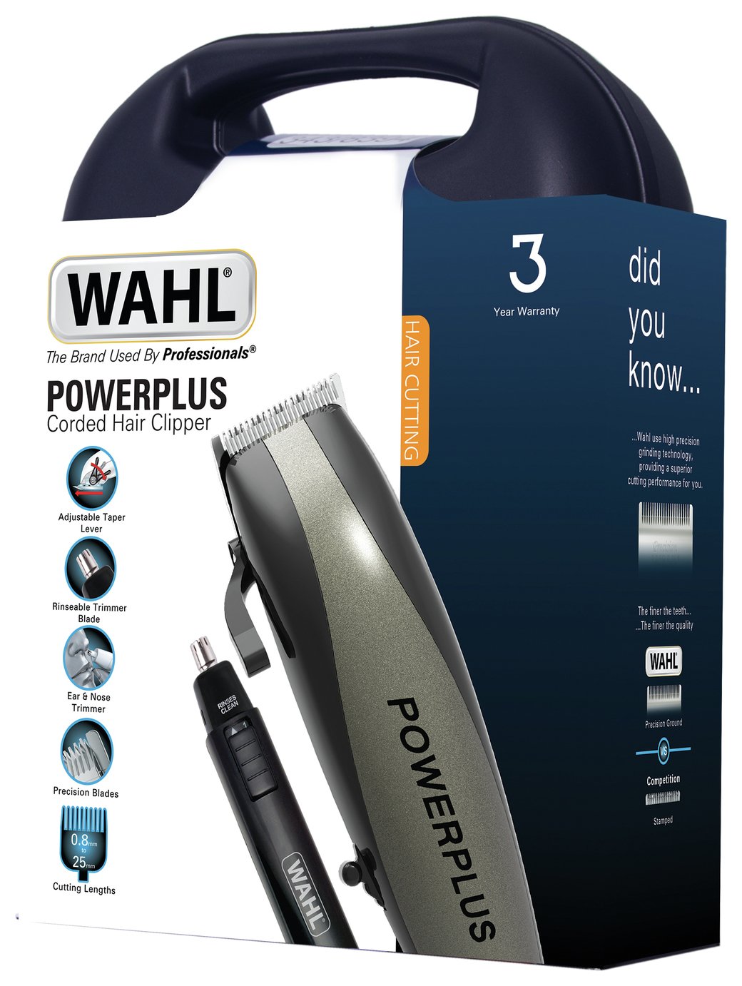 wahl powerplus corded hair clipper