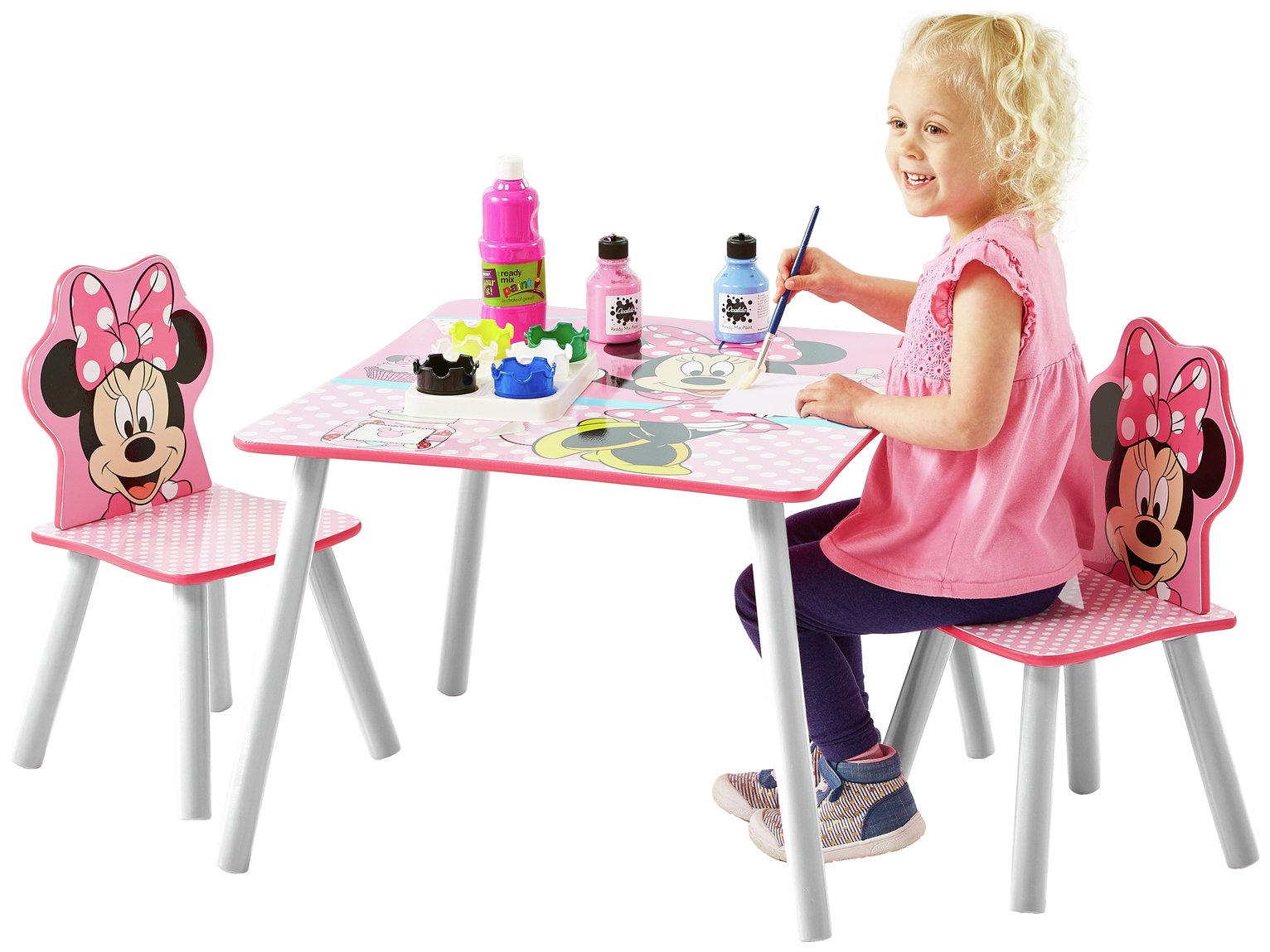Disney Minnie Mouse Table & 2 Chairs