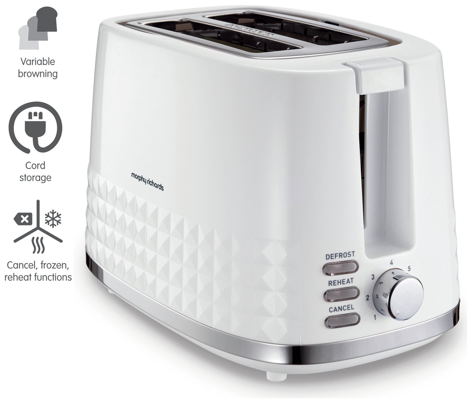 Morphy Richards 220023 Dimensions 2 Slice Toaster Reviews