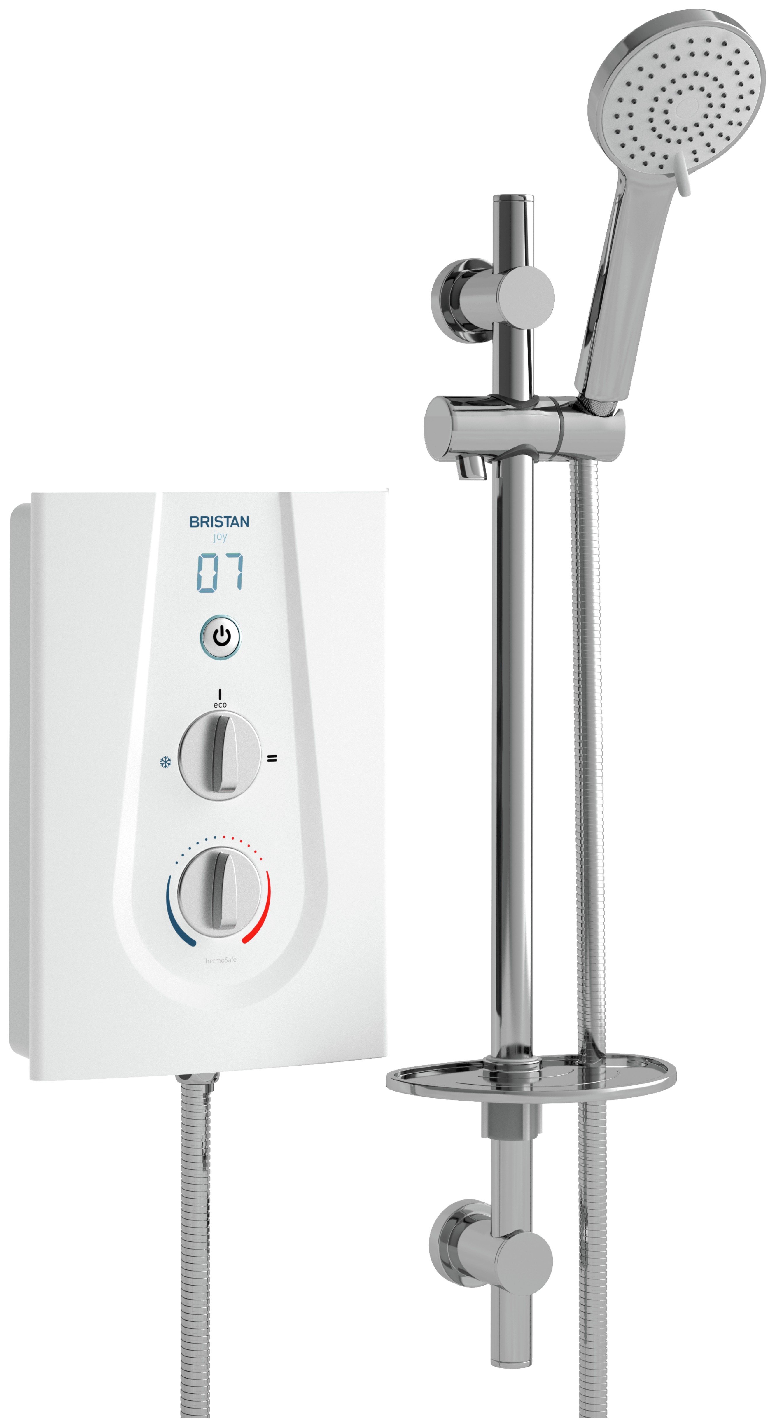 Bristan Joy 9.5kW Electric Shower - White.