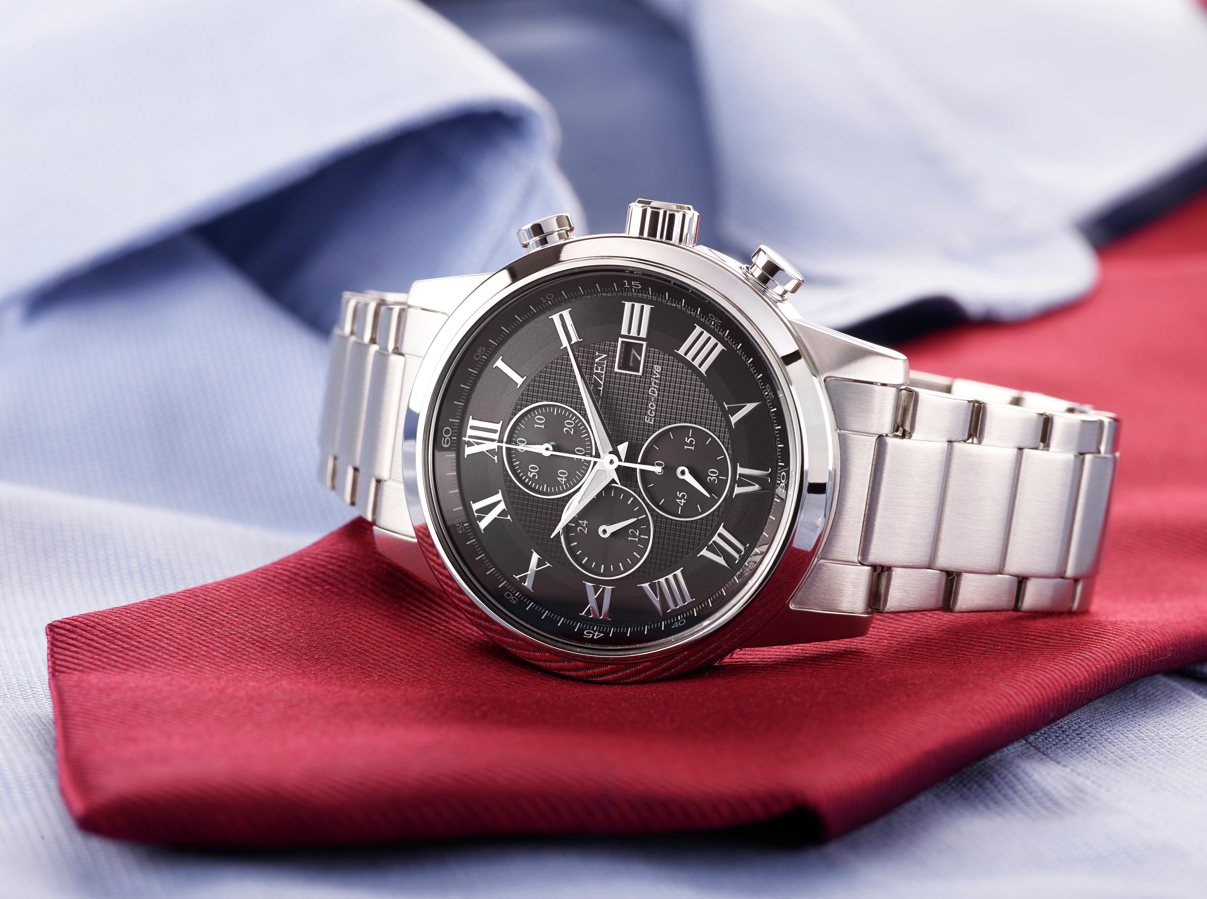 citizen eco drive two tone watch