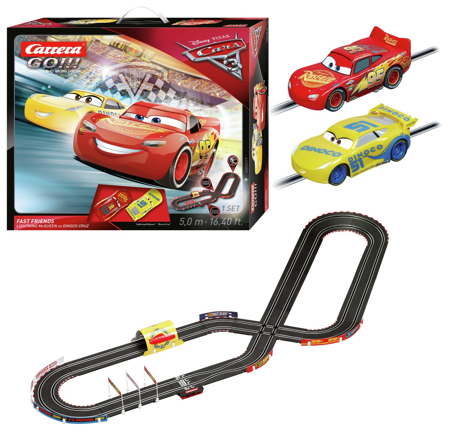 Carrera Go!!! Cars 3 Racing Circuit Set