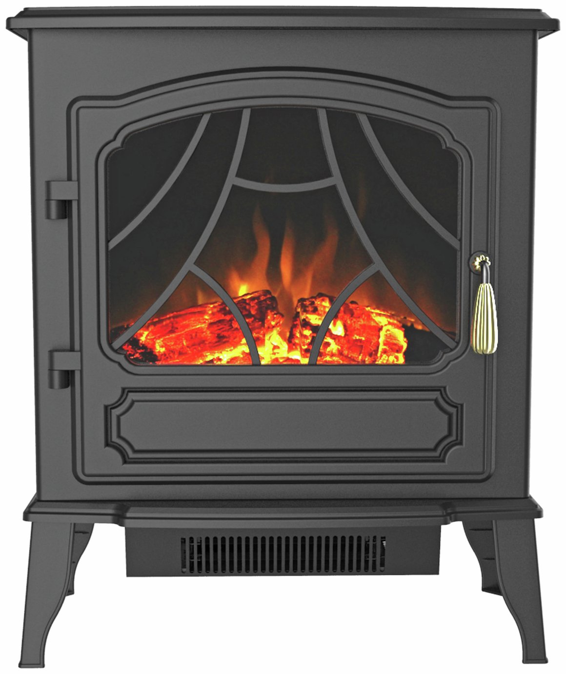 Challenge 1.85kW Electric Stove - Black