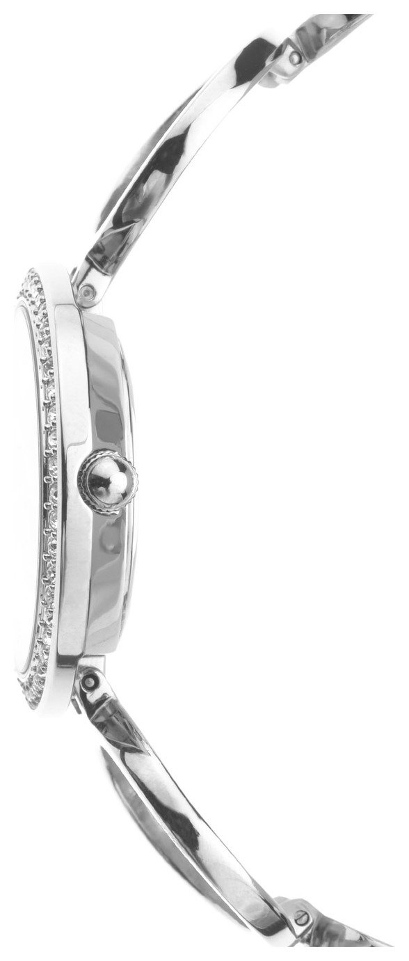 Seksy Ladies Silver Stainless Steel Stone Set Bracelet Watch Review