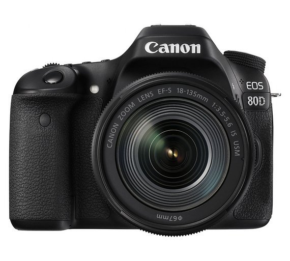 Canon EOS 80D DSLR Camera with 18-135mm Lens