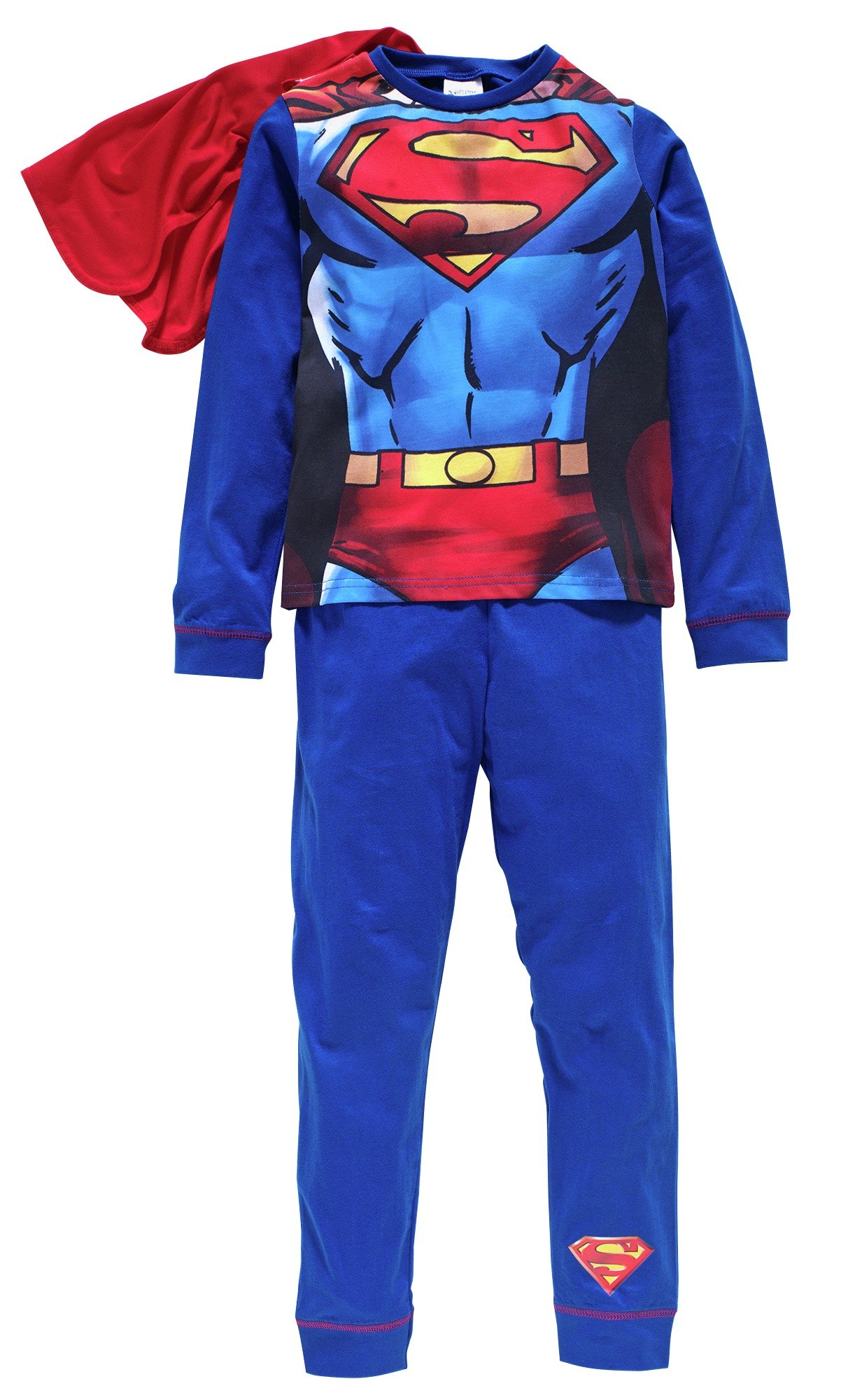 Superman Novelty Pyjamas with Cape - 5-6 Years