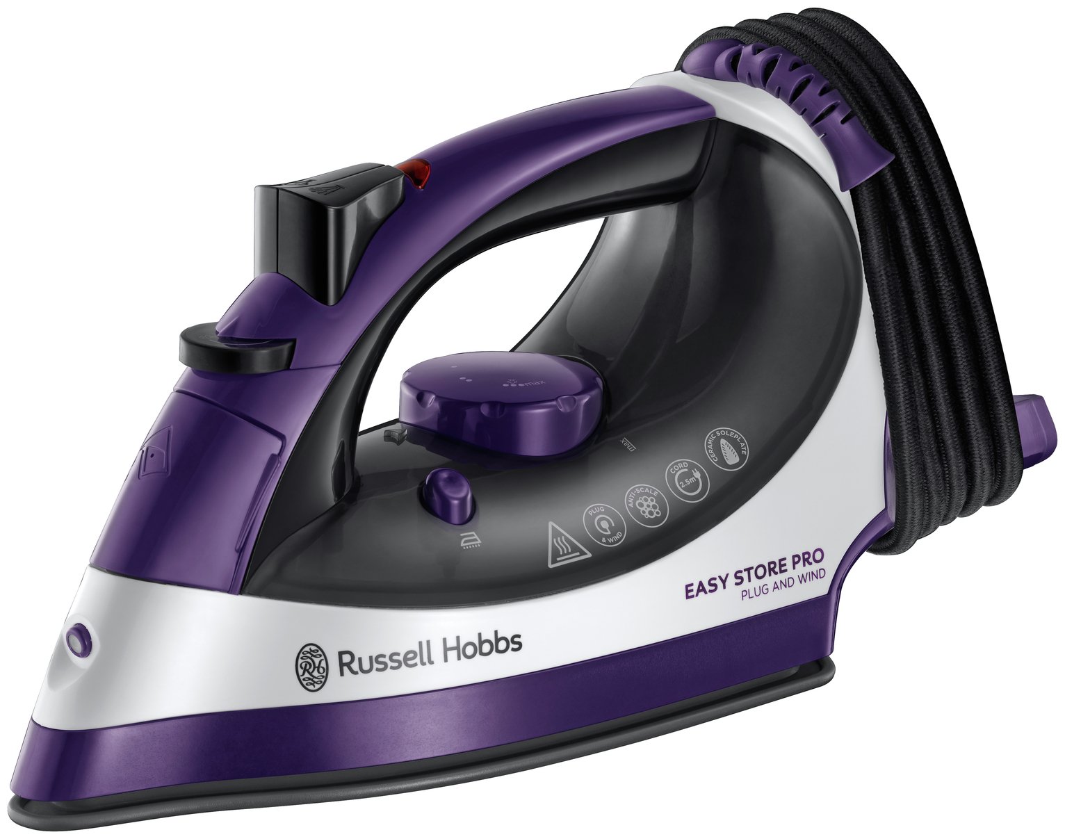 Russell Hobbs Plug & Wind Easy Store Steam Iron 23780