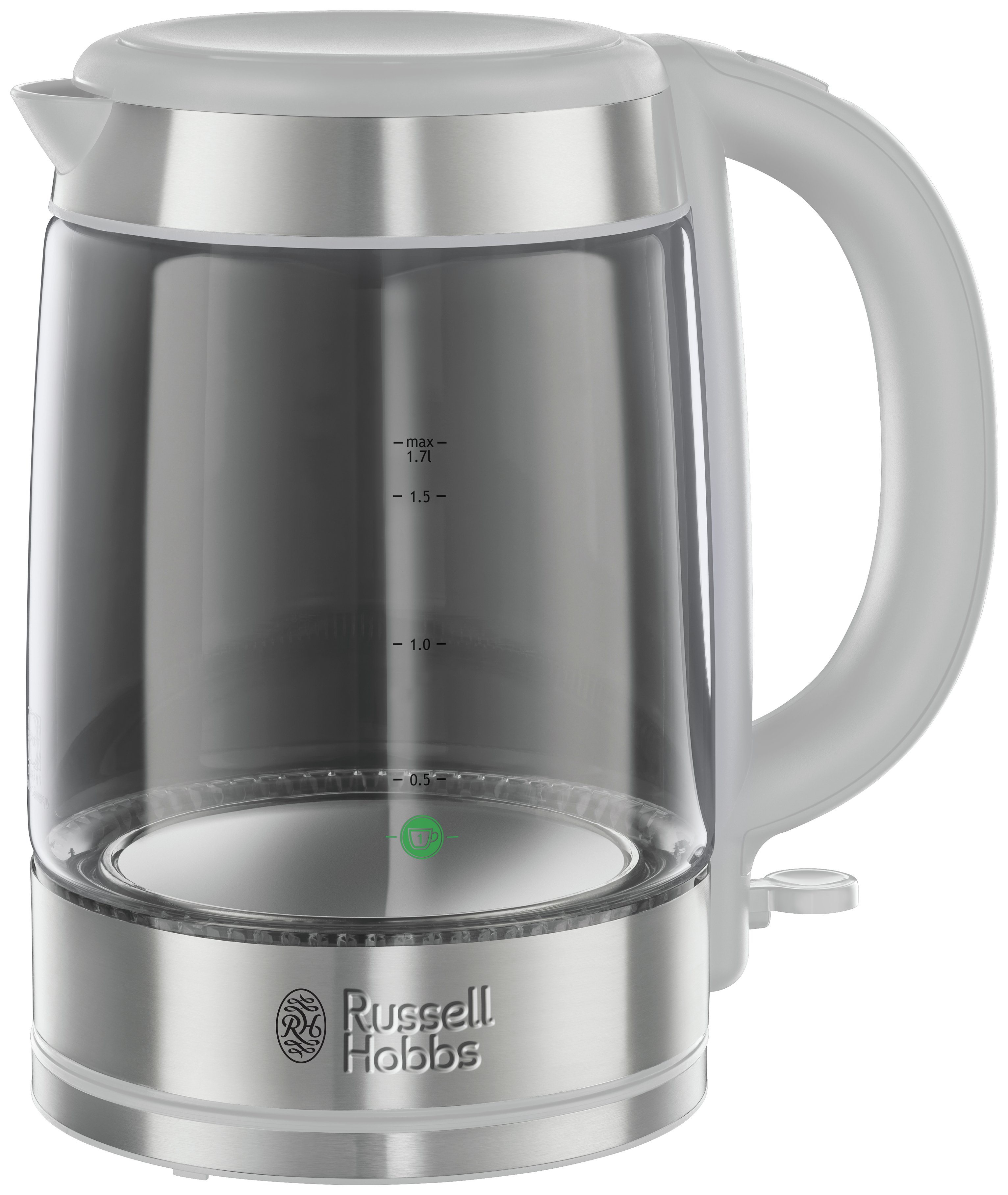 Russell Hobbs Illuminating Glass White Kettle 2160110 Reviews