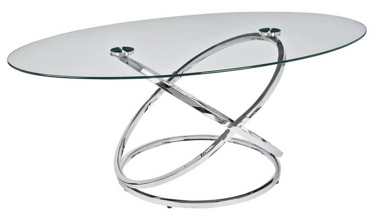 Buy Argos Home Atom Glass Coffee Table | Coffee tables | Argos