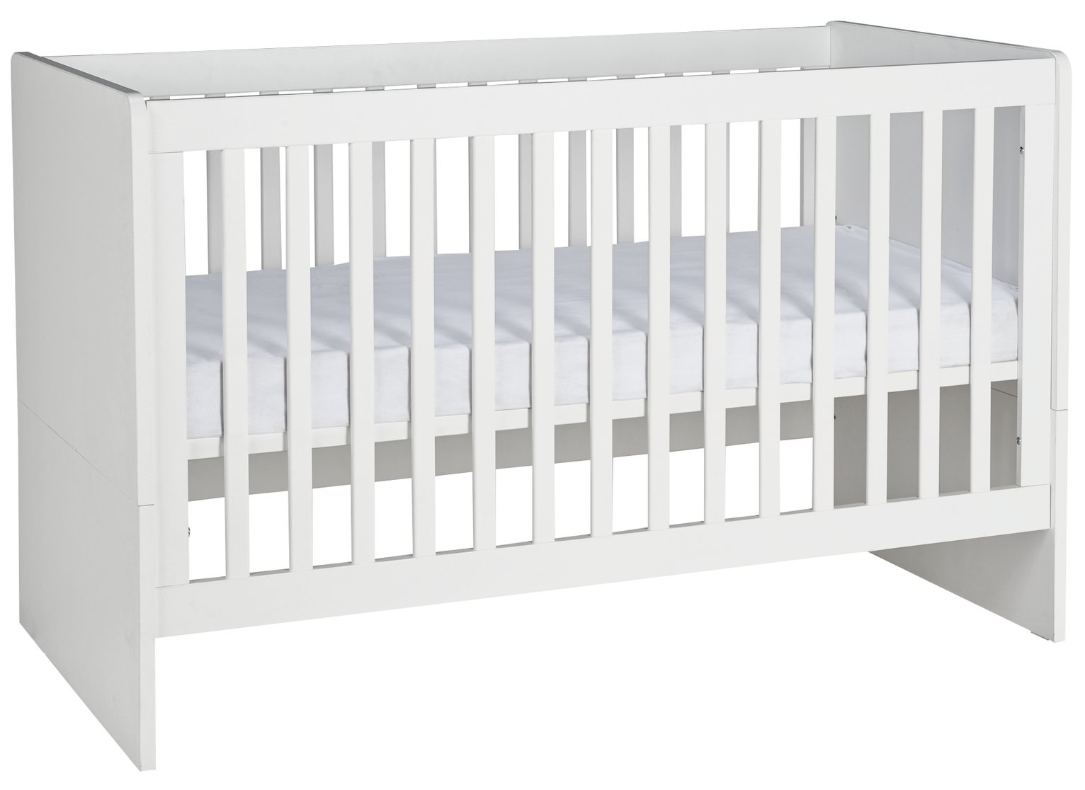 Argos white outlet cot