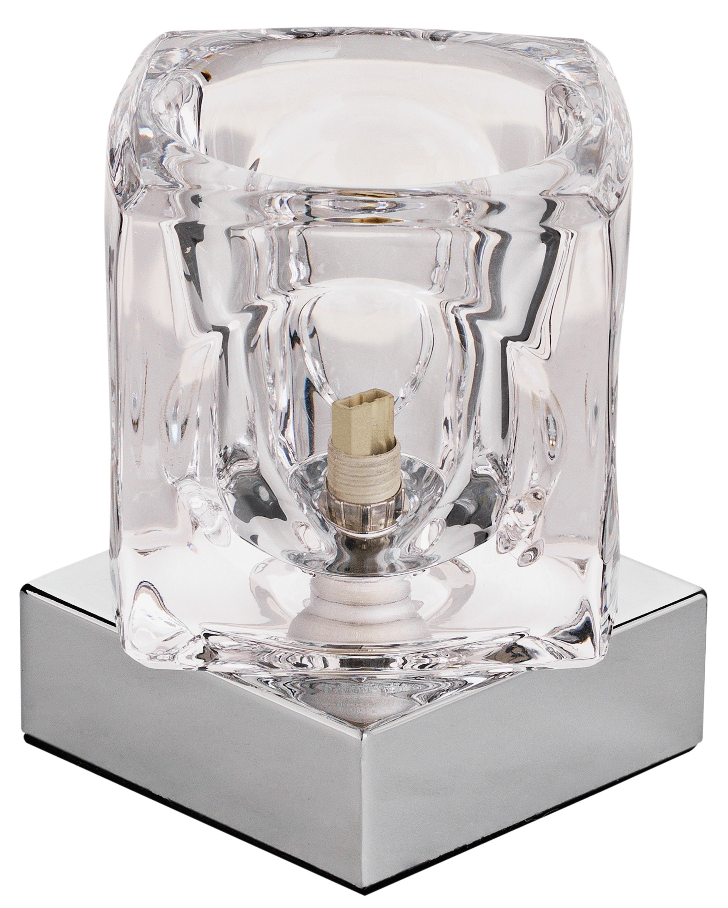 Argos Home Cuba Glass & Chrome Touch Table Lamp Reviews