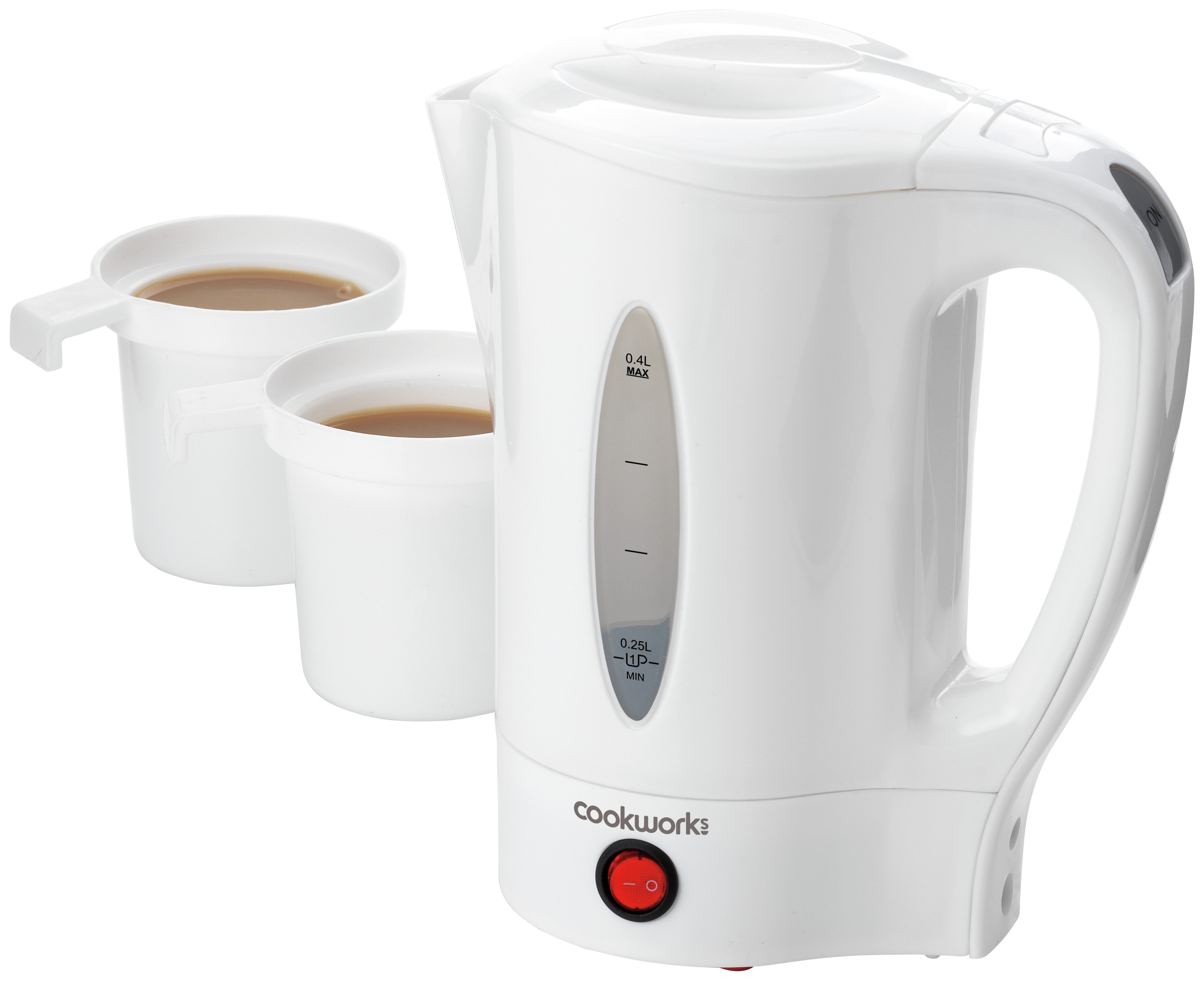 argos travel kettle and cups