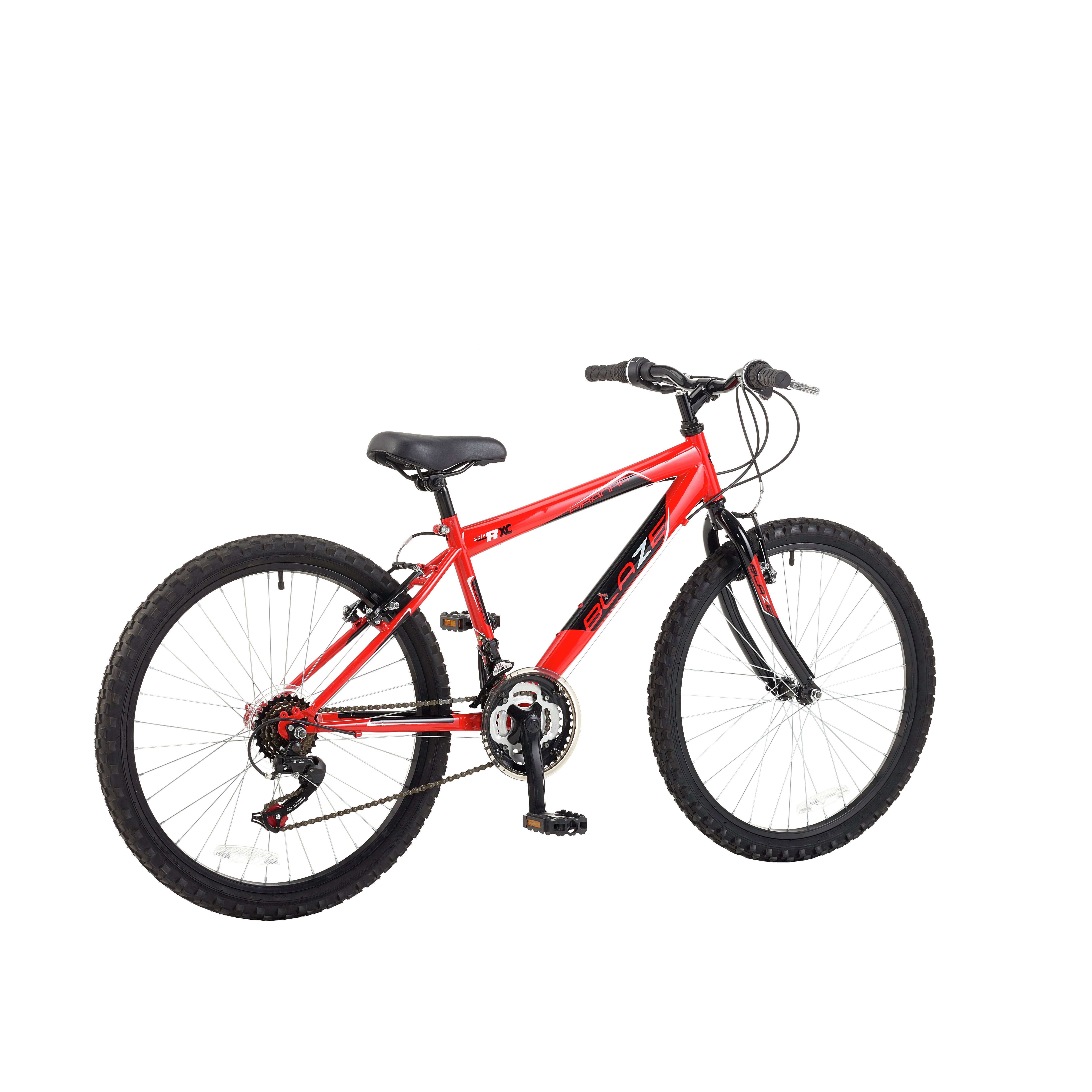 piranha 24 inch blaze rigid junior boys bike